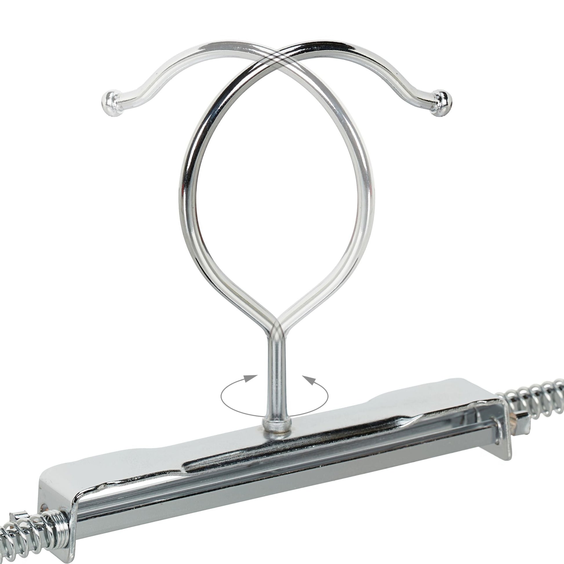Hosenspannbügel 18er-Set Dunkelblau-Silber von Relaxdays