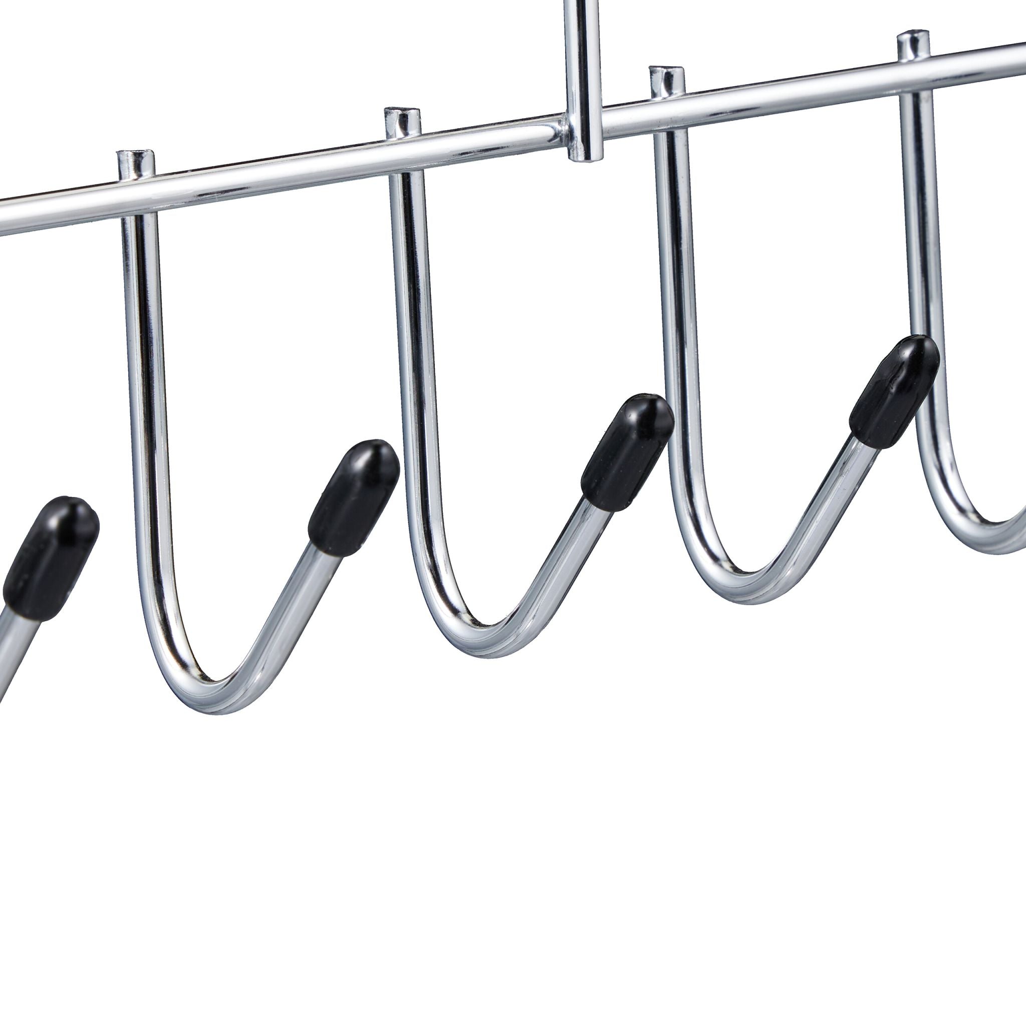 Gürtelhalter 3er-Set Schwarz-Silber von Relaxdays