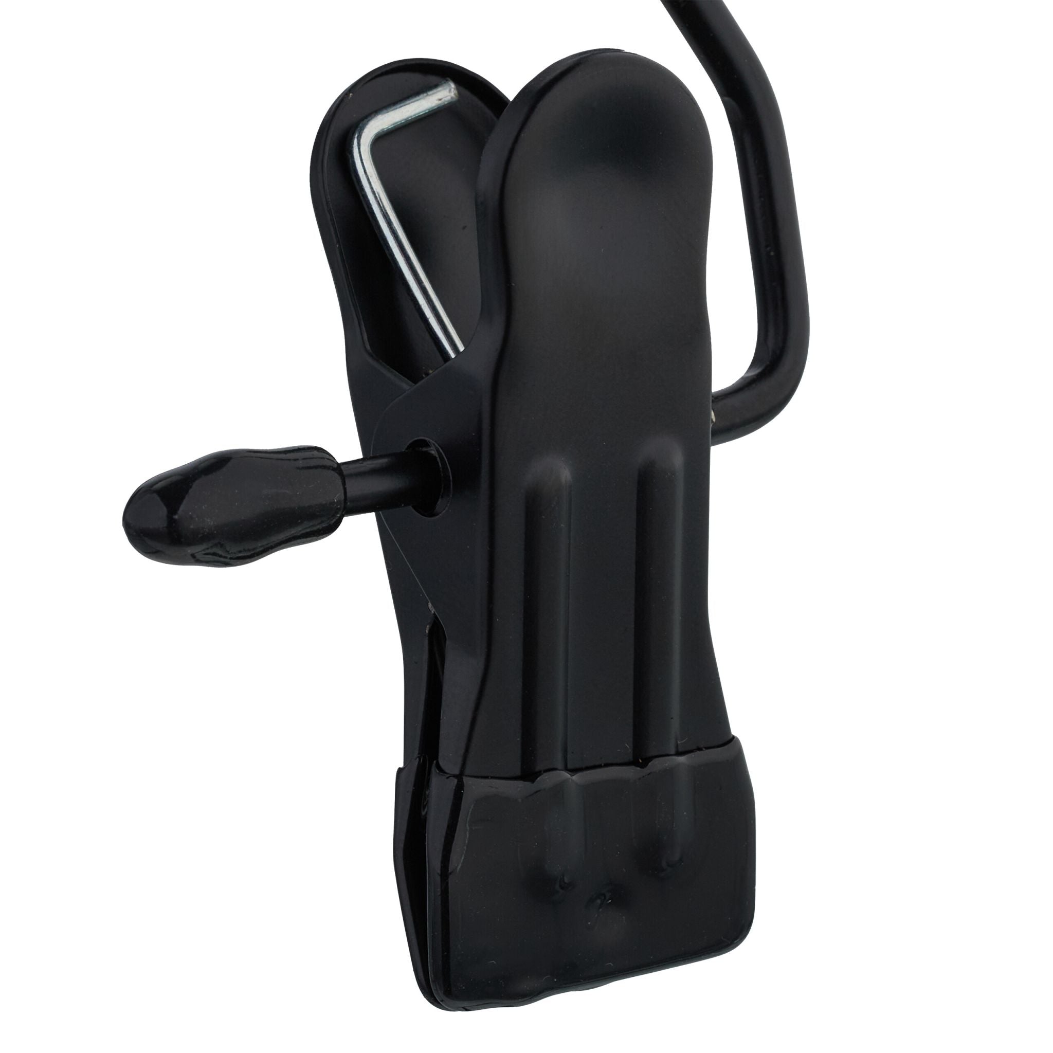 Drehbare Stiefelklammern 25er-Set Schwarz von Relaxdays