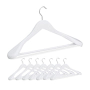 Anzug Kleiderbügel 8er-Set Weiss-Silber von Relaxdays