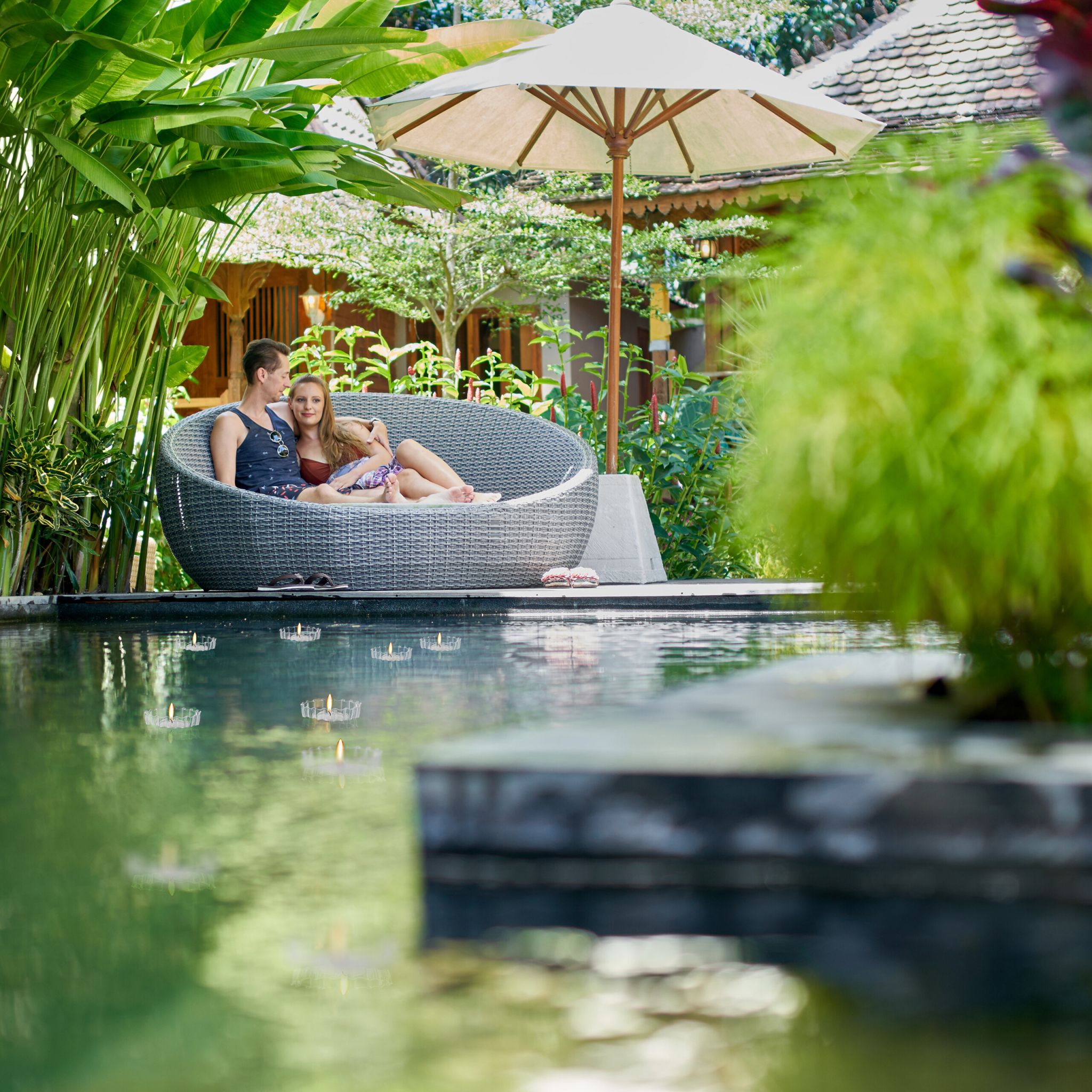 Teelichthalter schwimmend 12er-Set Transparent von Relaxdays