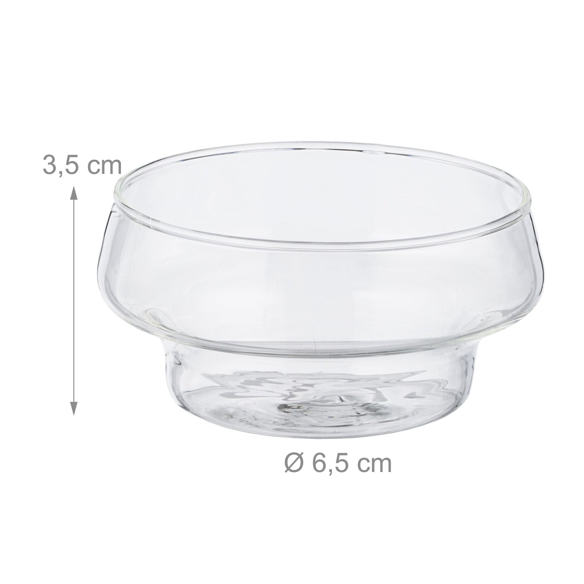 Teelichthalter rund schwimmend 12er-Set Transparent von Relaxdays