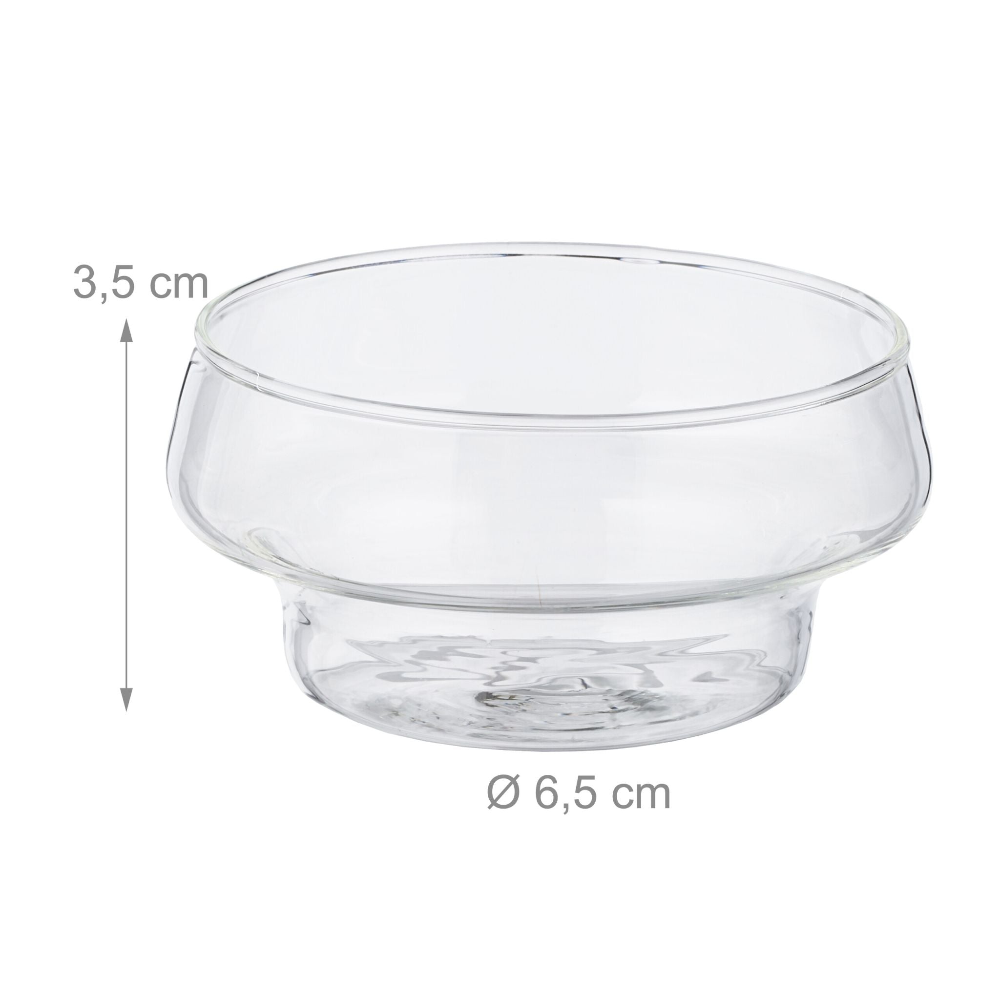 Teelichthalter rund schwimmend 12er-Set Transparent von Relaxdays