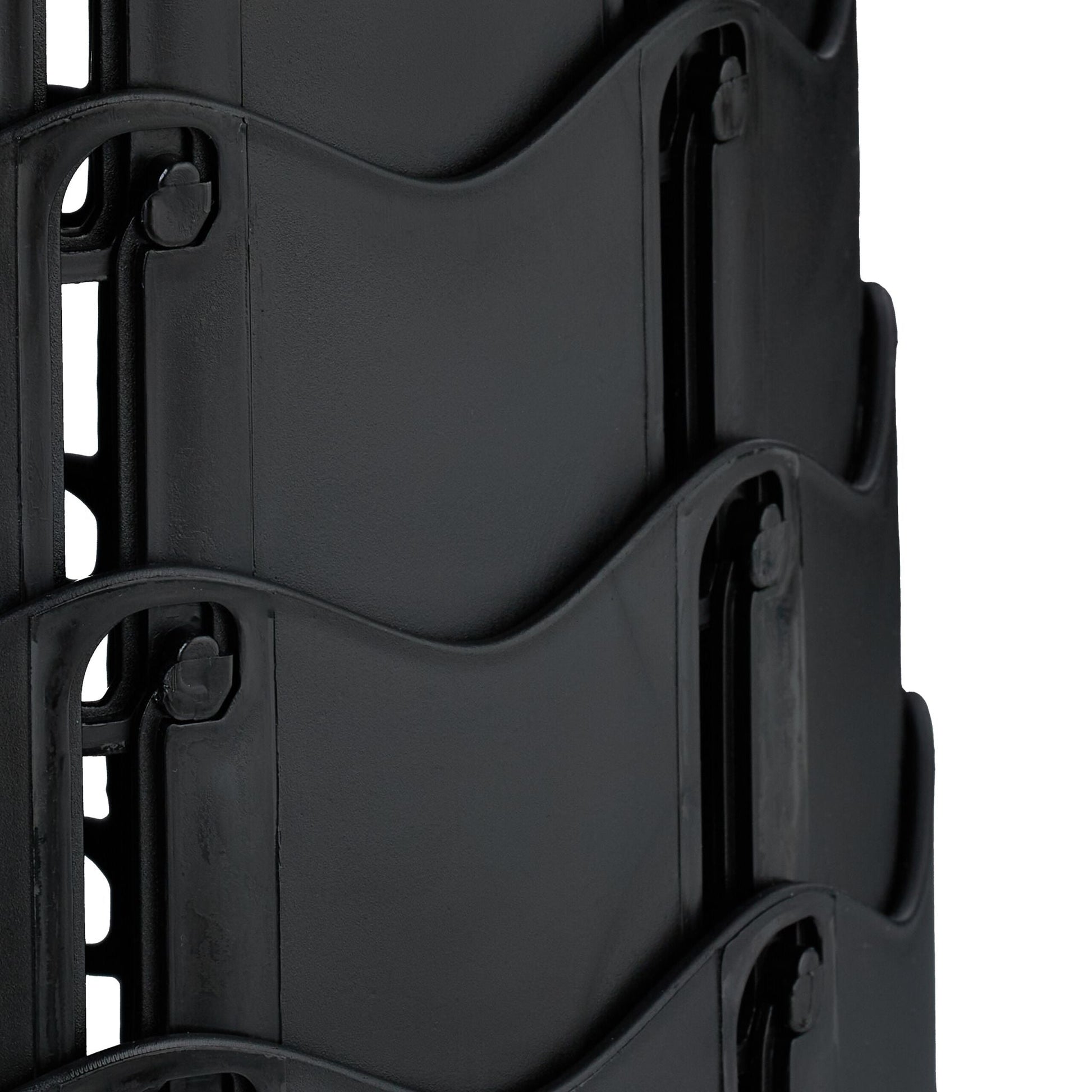 Teleskophocker Camping Blau-Schwarz von Relaxdays