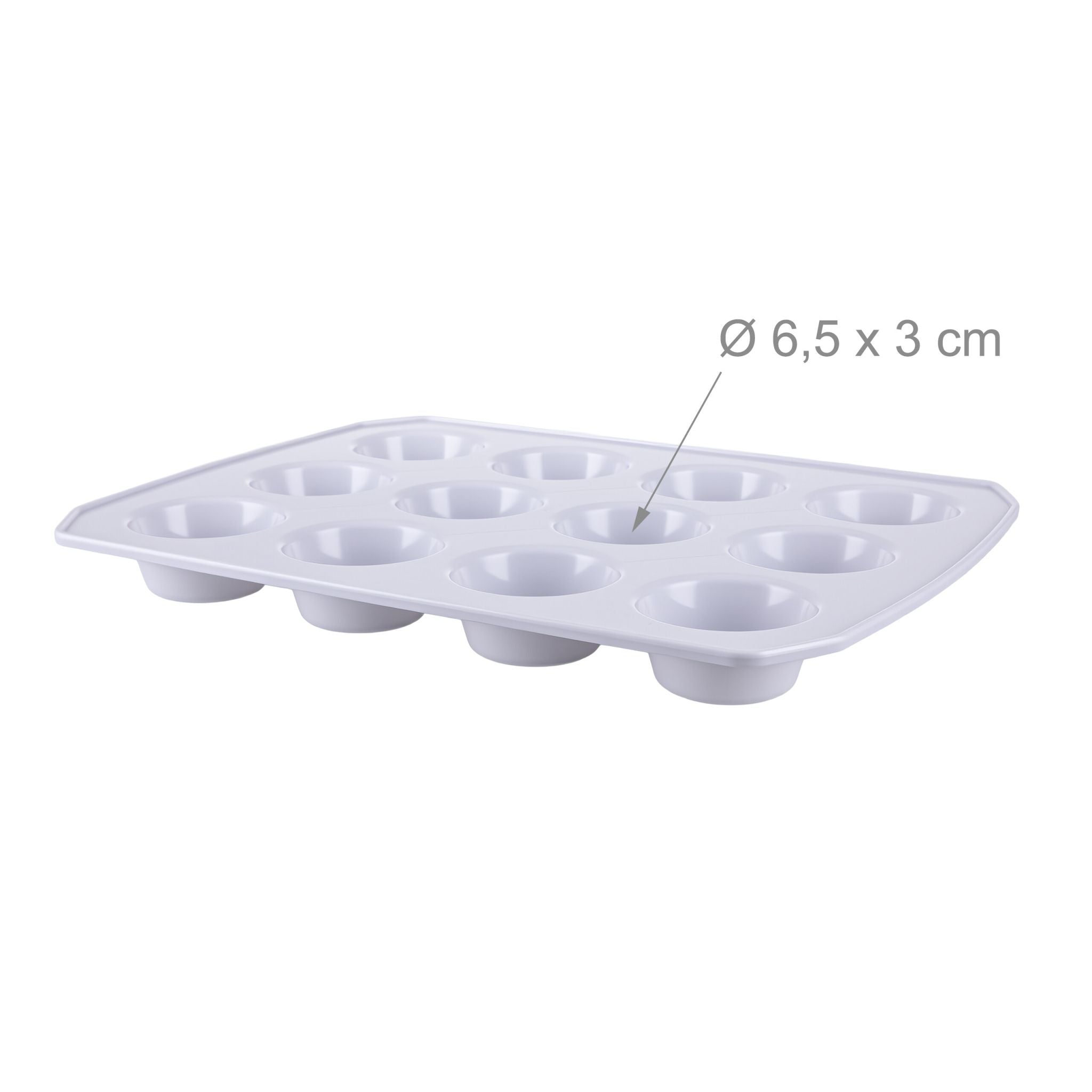 Muffin Transportbox für 24 Stück Transparent-Grau von Relaxdays