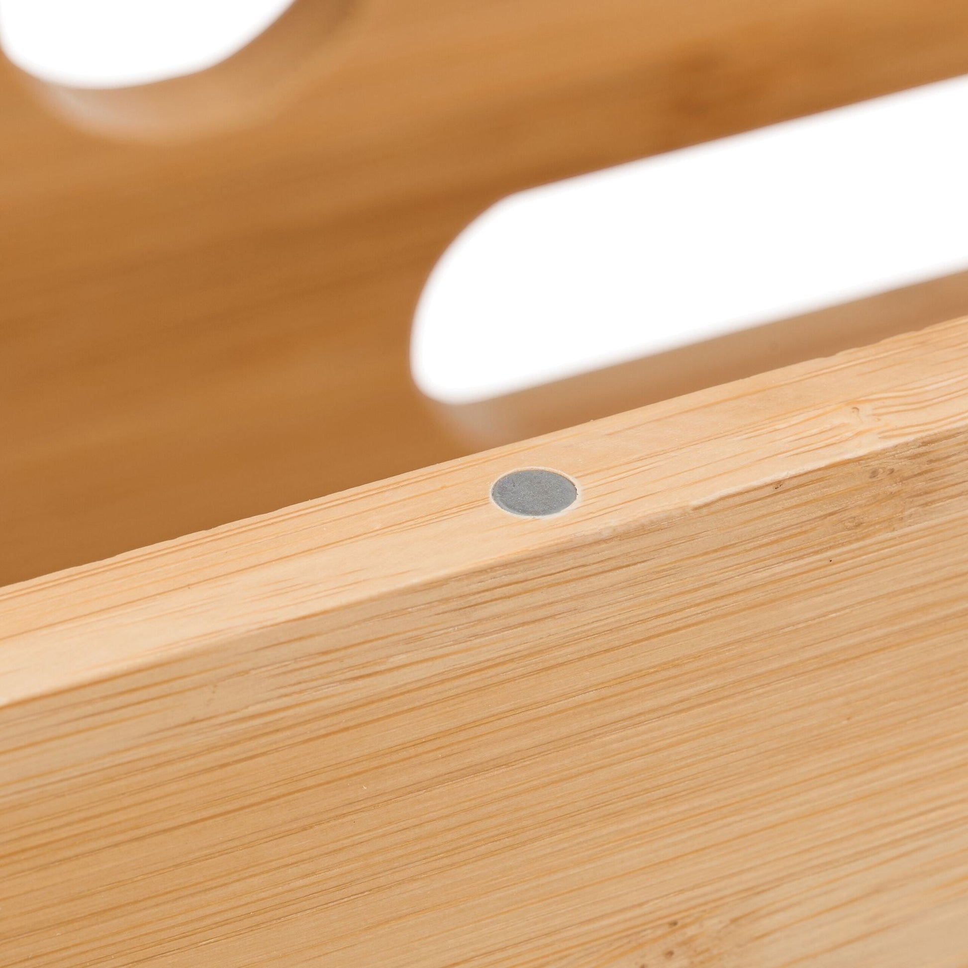 Kabelbox Bambus Hellbraun von Relaxdays