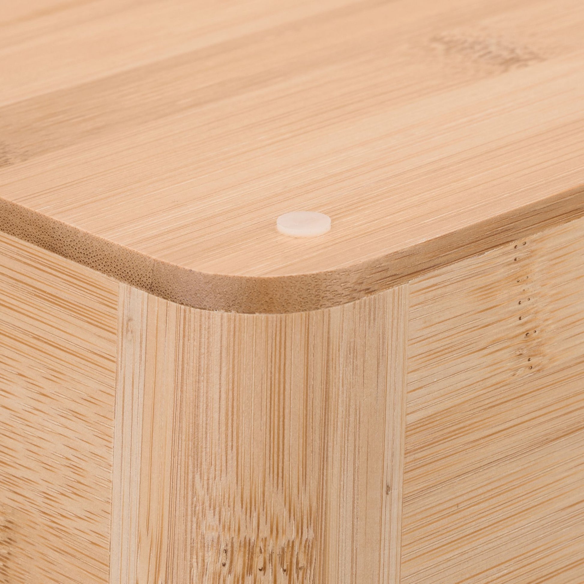 Kabelbox Bambus Hellbraun von Relaxdays