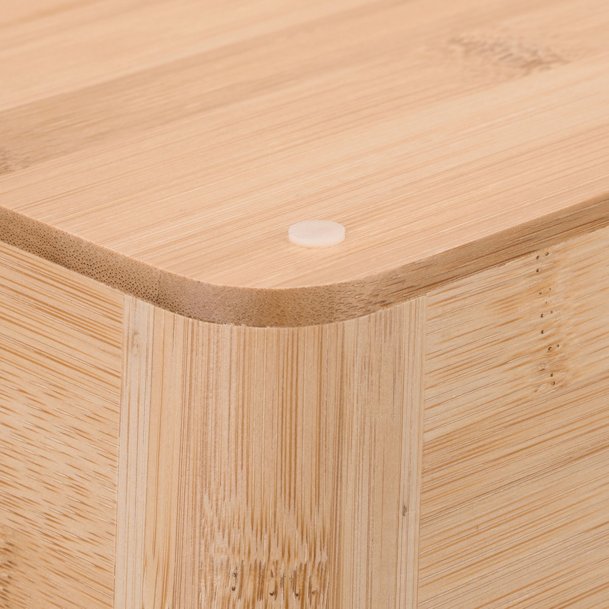 Kabelbox Bambus Hellbraun von Relaxdays