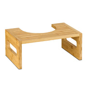 Toilettenhocker Bambus Hellbraun von Relaxdays