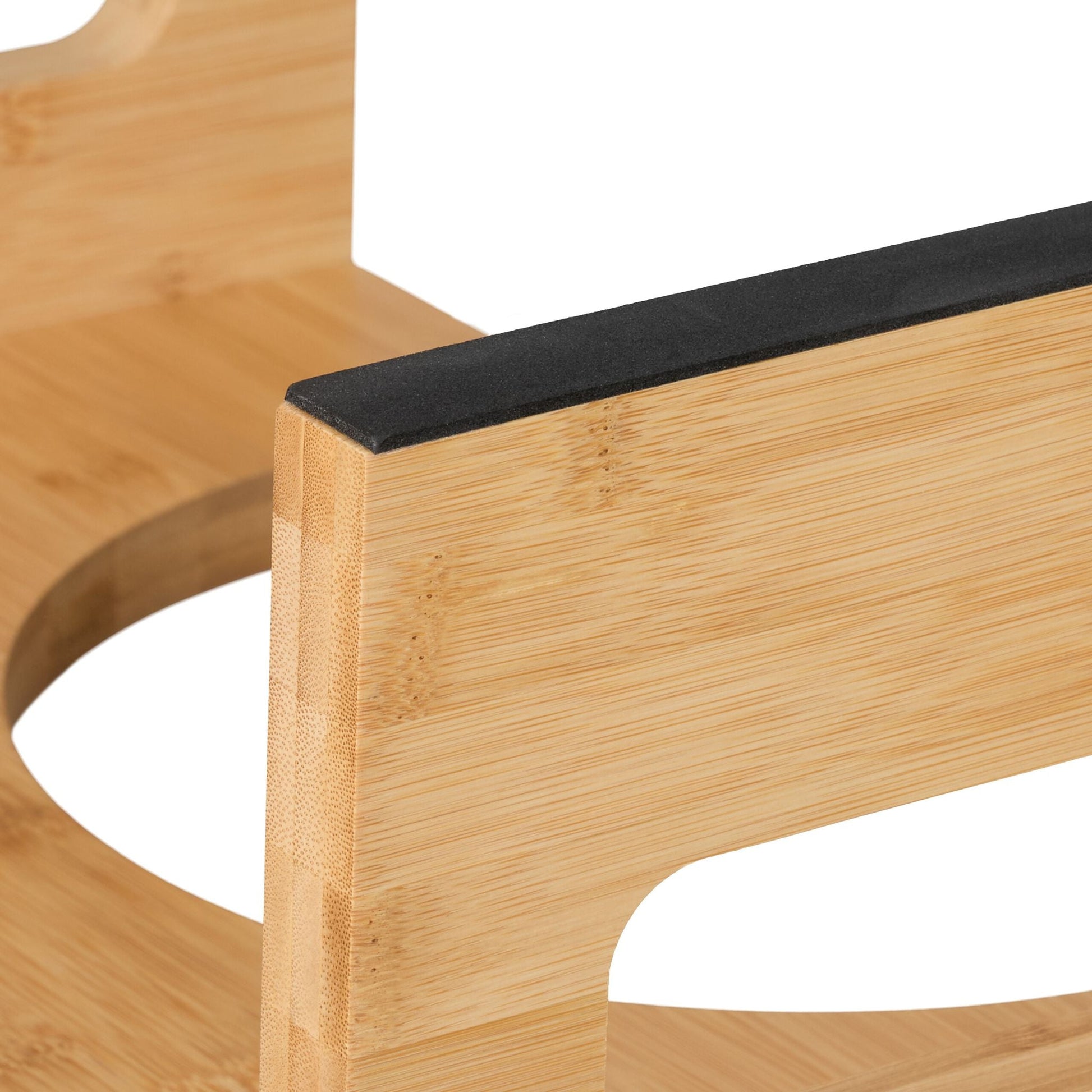 Toilettenhocker Bambus Hellbraun von Relaxdays