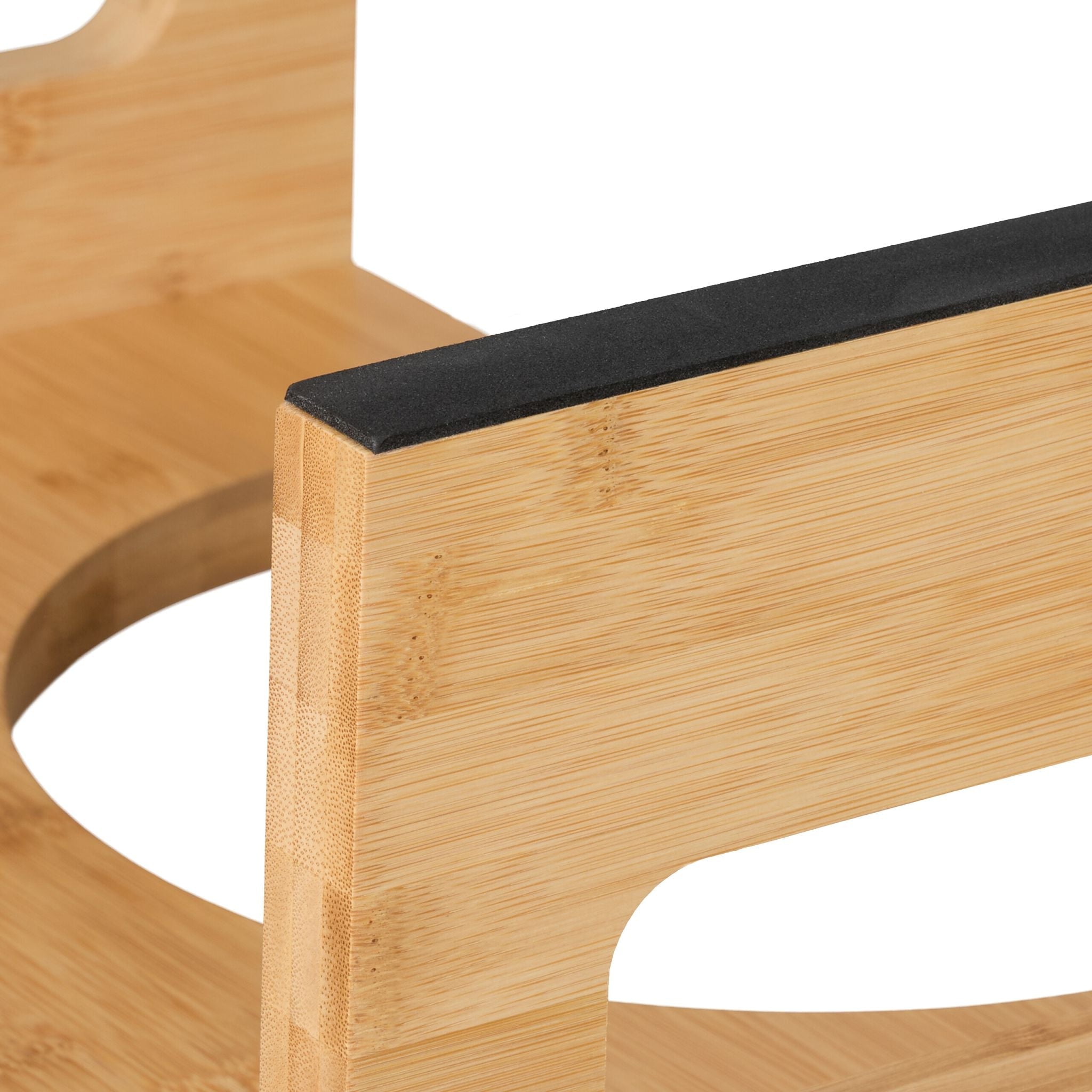 Toilettenhocker Bambus Hellbraun von Relaxdays