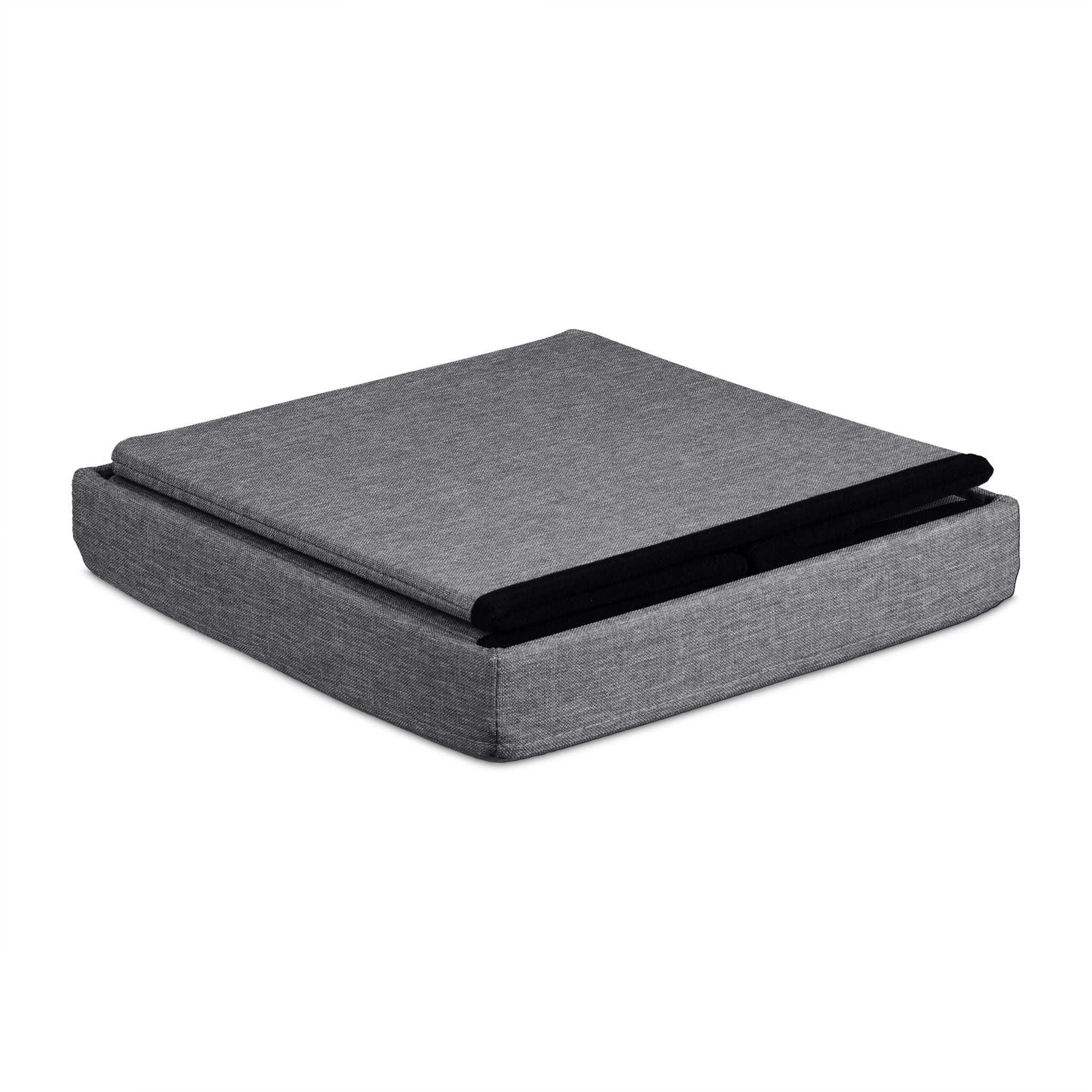 Sitzhocker mit Stauraum 2 Schubladen Anthrazit von Relaxdays
