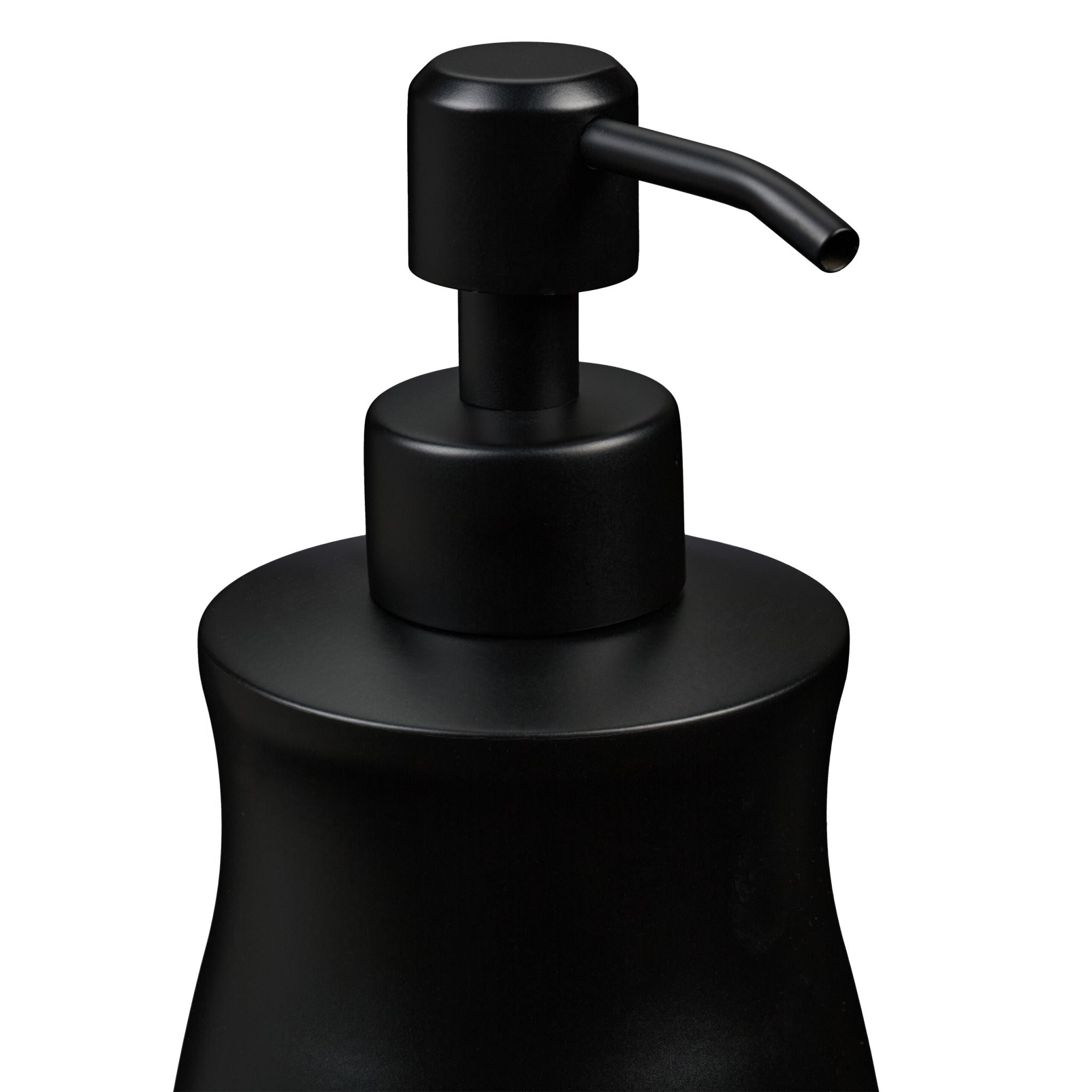 Seifenspender Edelstahl 400 ml Schwarz von Relaxdays