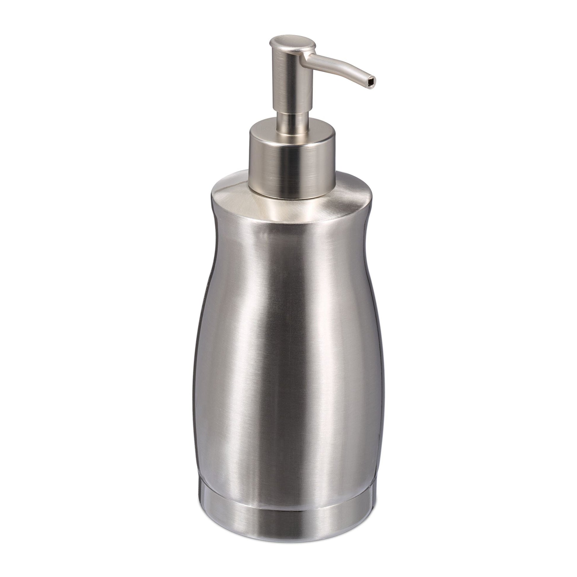 Seifenspender Edelstahl 400 ml Silber von Relaxdays
