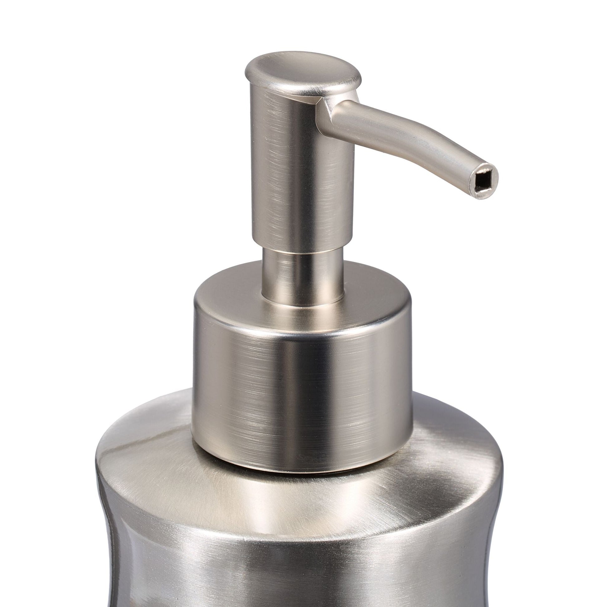 Seifenspender Edelstahl 400 ml Silber von Relaxdays
