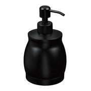 Seifenspender Edelstahl 390 ml Schwarz von Relaxdays