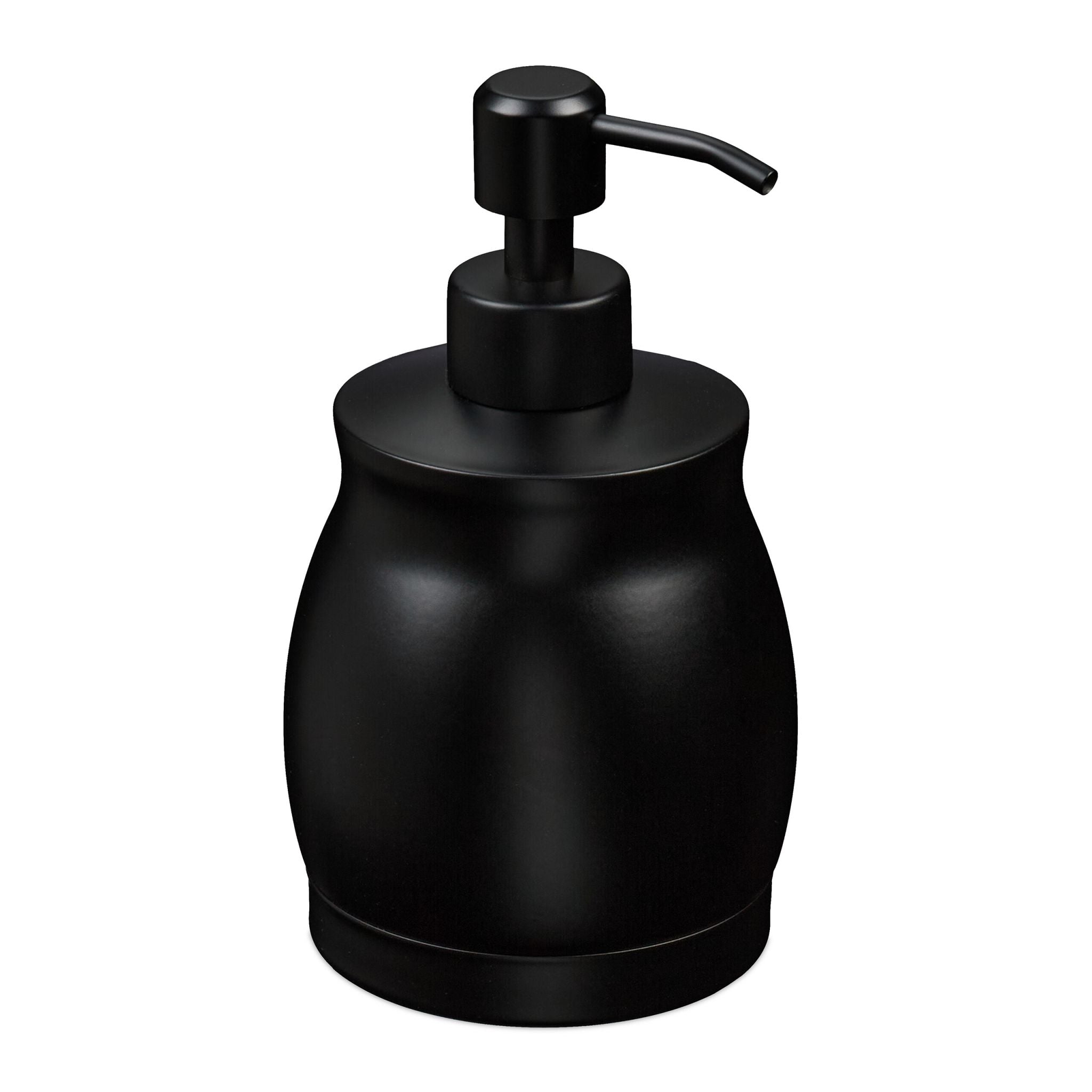 Seifenspender Edelstahl 390 ml Schwarz von guteszeug.ch