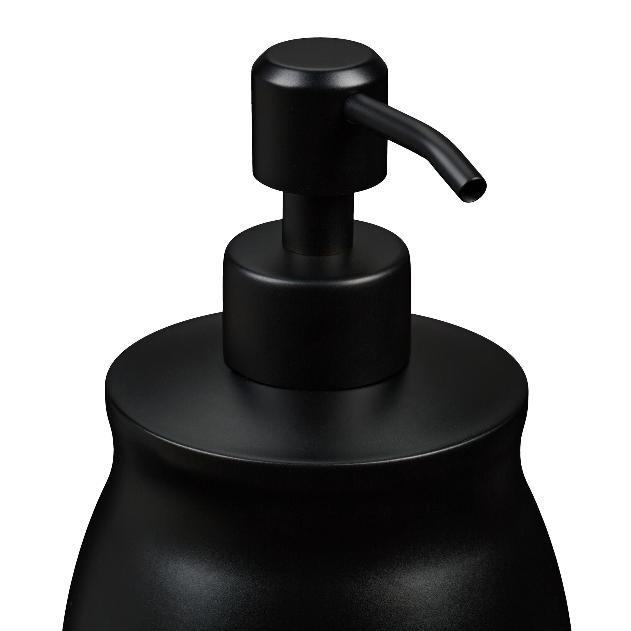 Seifenspender Edelstahl 390 ml Schwarz von Relaxdays