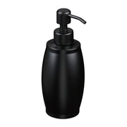 Seifenspender Edelstahl 350 ml Schwarz von Relaxdays