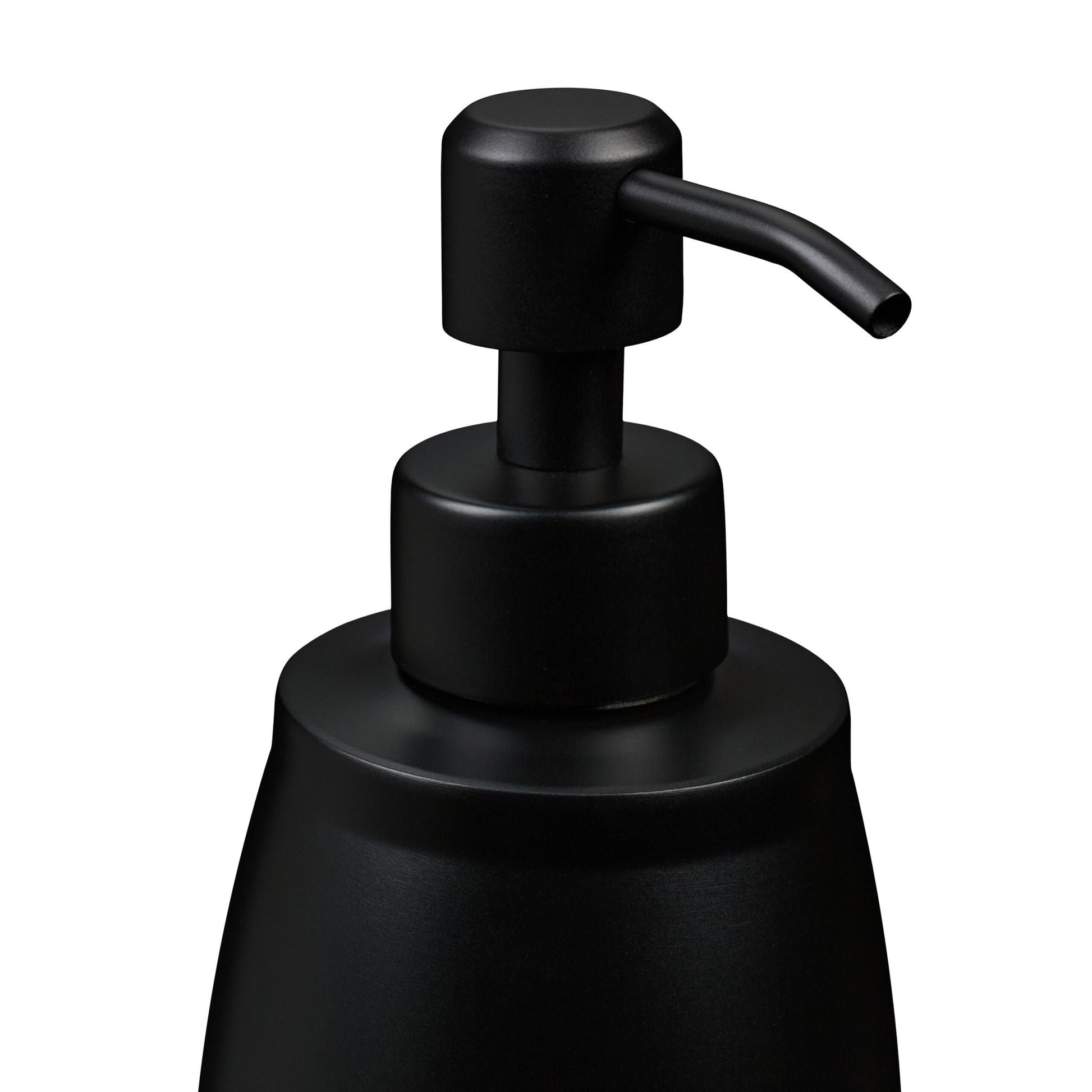 Seifenspender Edelstahl 350 ml Schwarz von Relaxdays