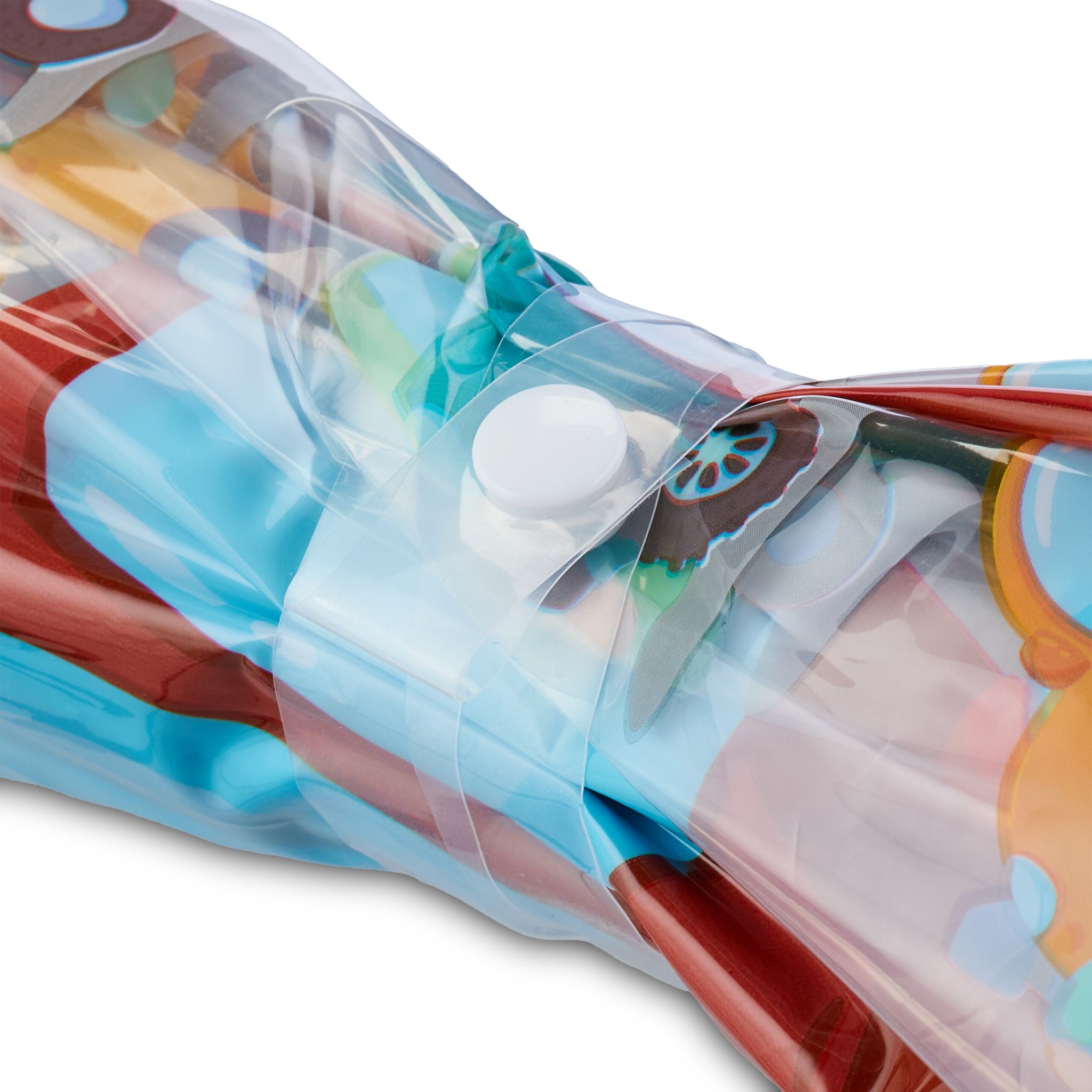 Kinderregenschirm Gelb-Rot-Transparent von Relaxdays