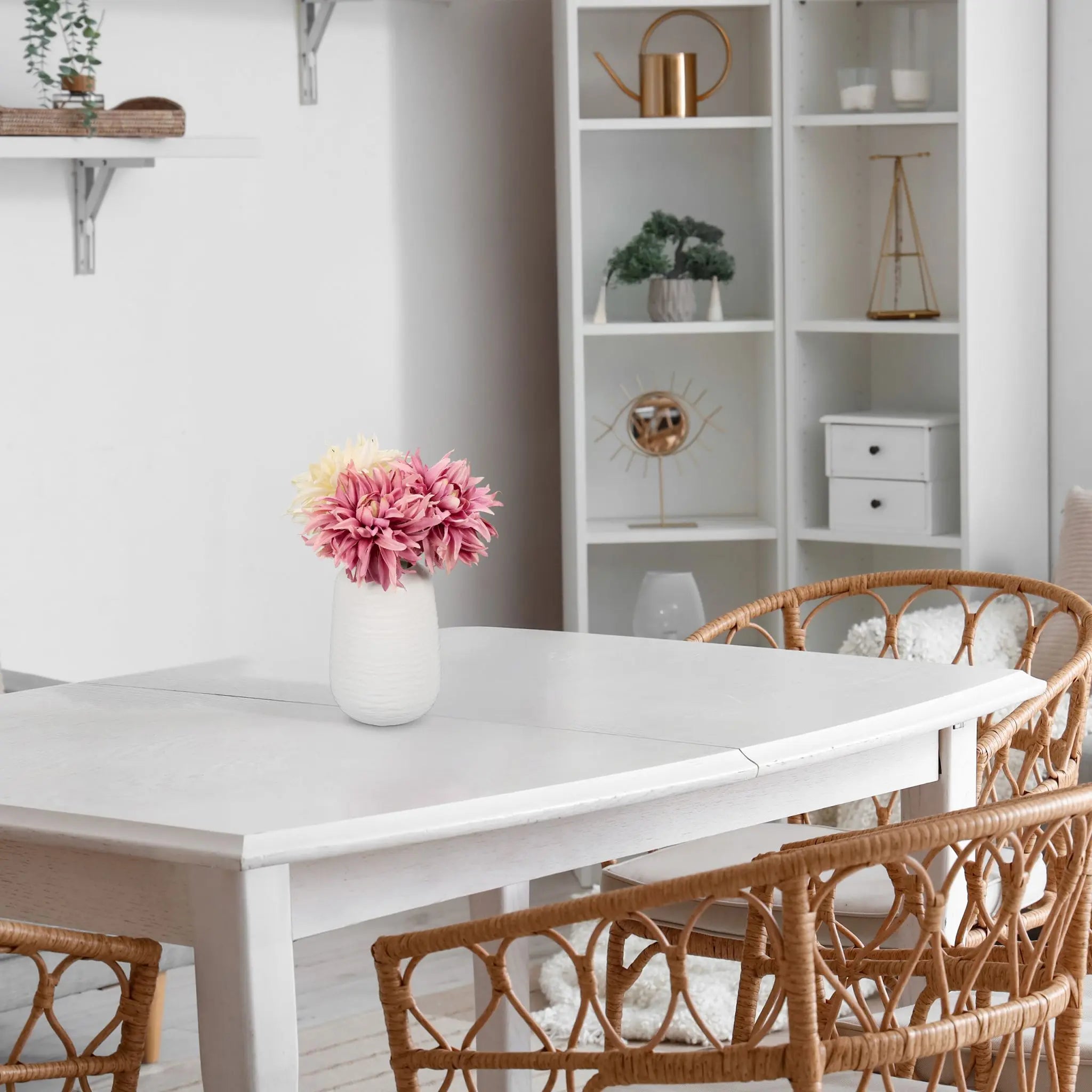Vasen Set Keramik Weiss von Relaxdays