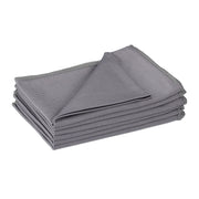 Mikrofasertücher 40x60cm 6er-Set Grau von Relaxdays