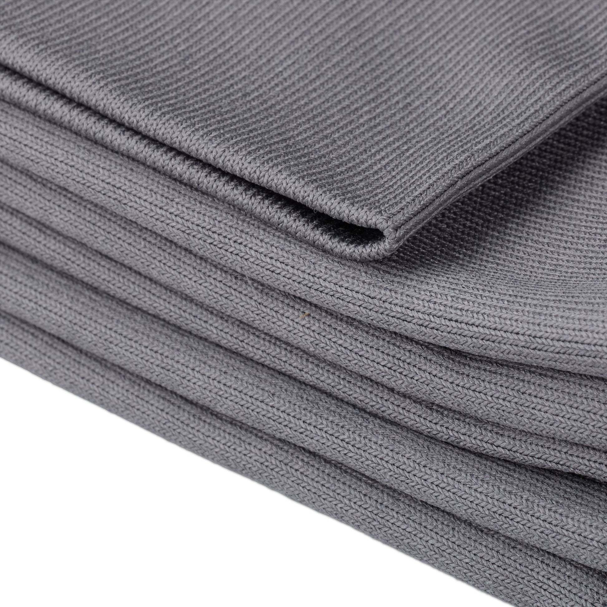 Mikrofasertücher 40x60cm 6er-Set Grau von Relaxdays