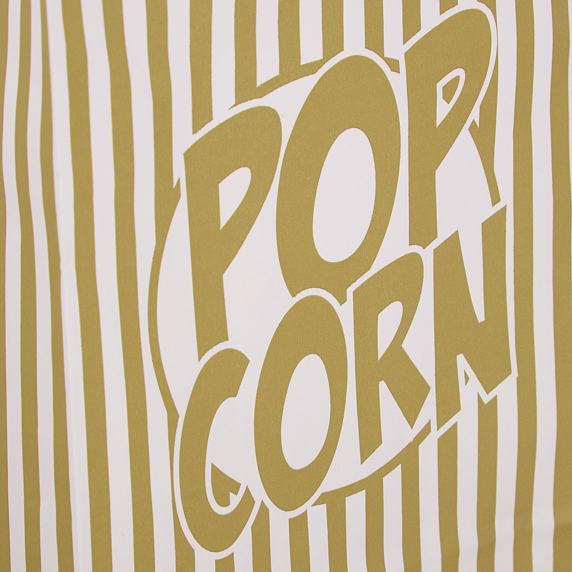 Retro Popcorntüten 144er-Set Weiss-Gold von Relaxdays