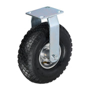Bockrolle 3.00-4 Schwarz-Silber von Relaxdays