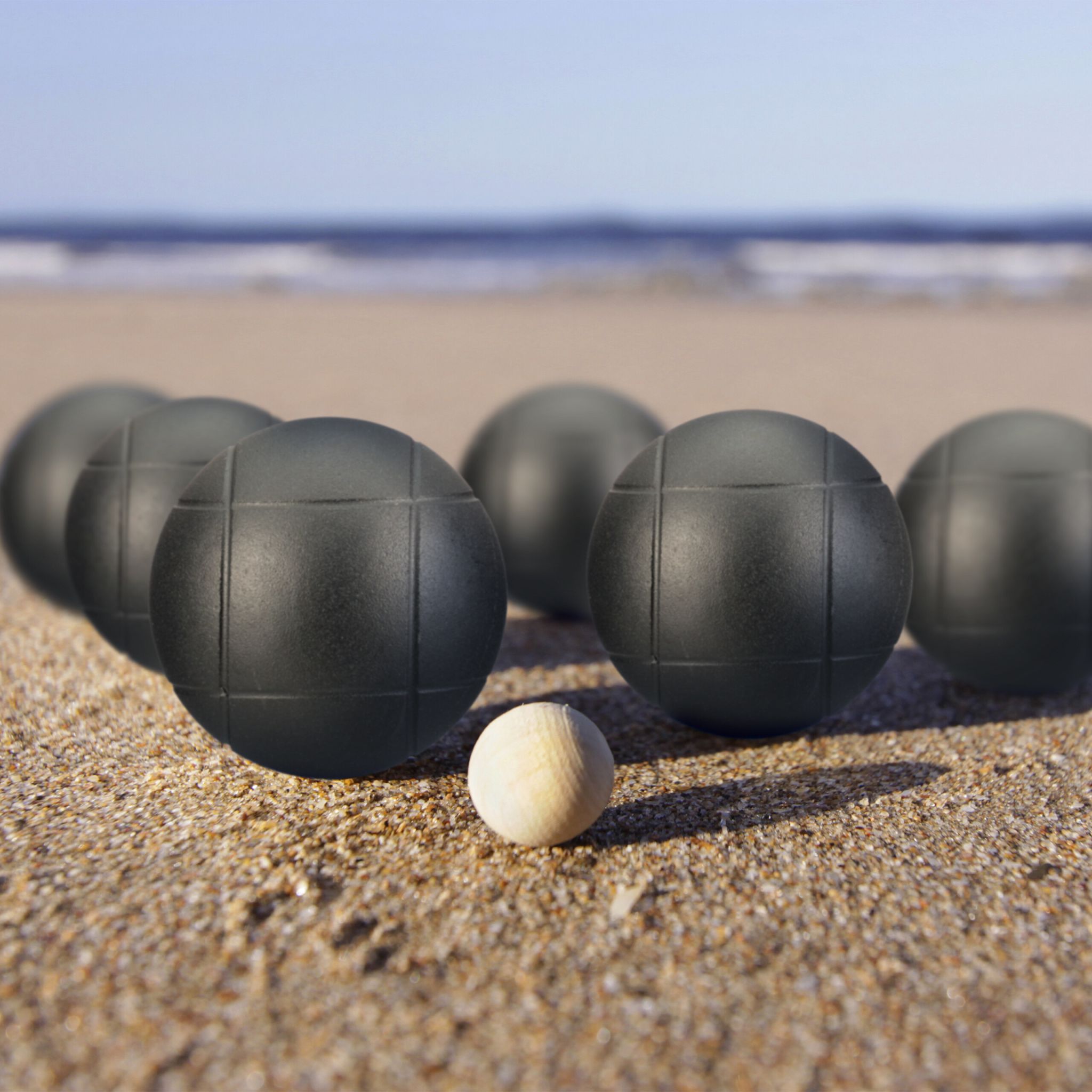 Boule Kugelset mit 8 Kugeln Schwarz