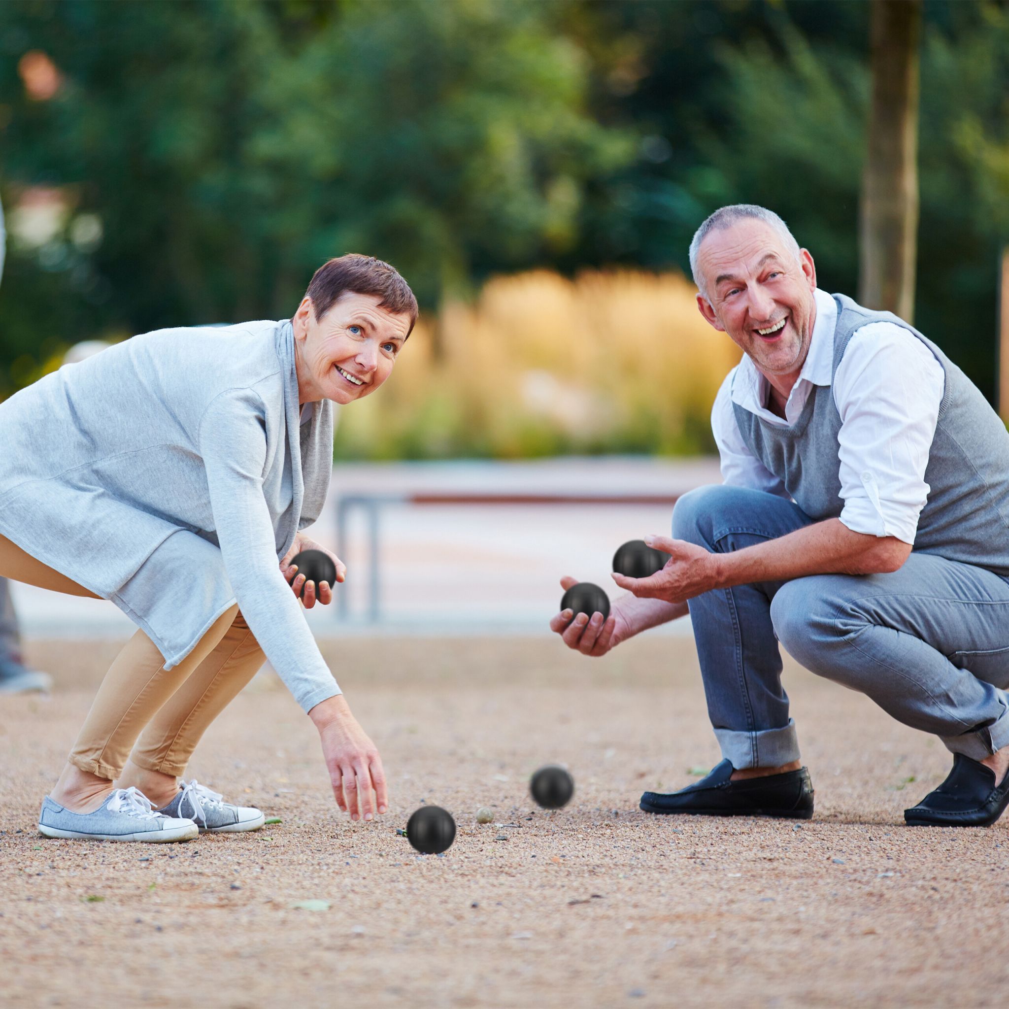 Boule Kugelset mit 8 Kugeln Schwarz