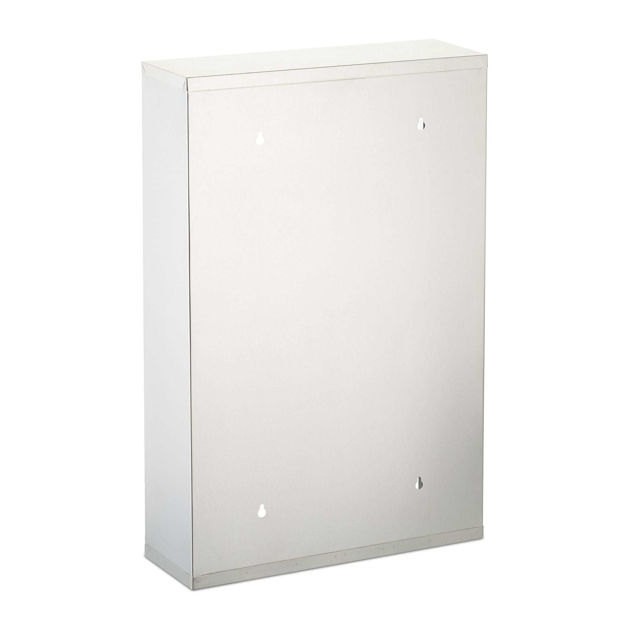 Medizinschrank mit Glastür Silber-Transparent von Relaxdays