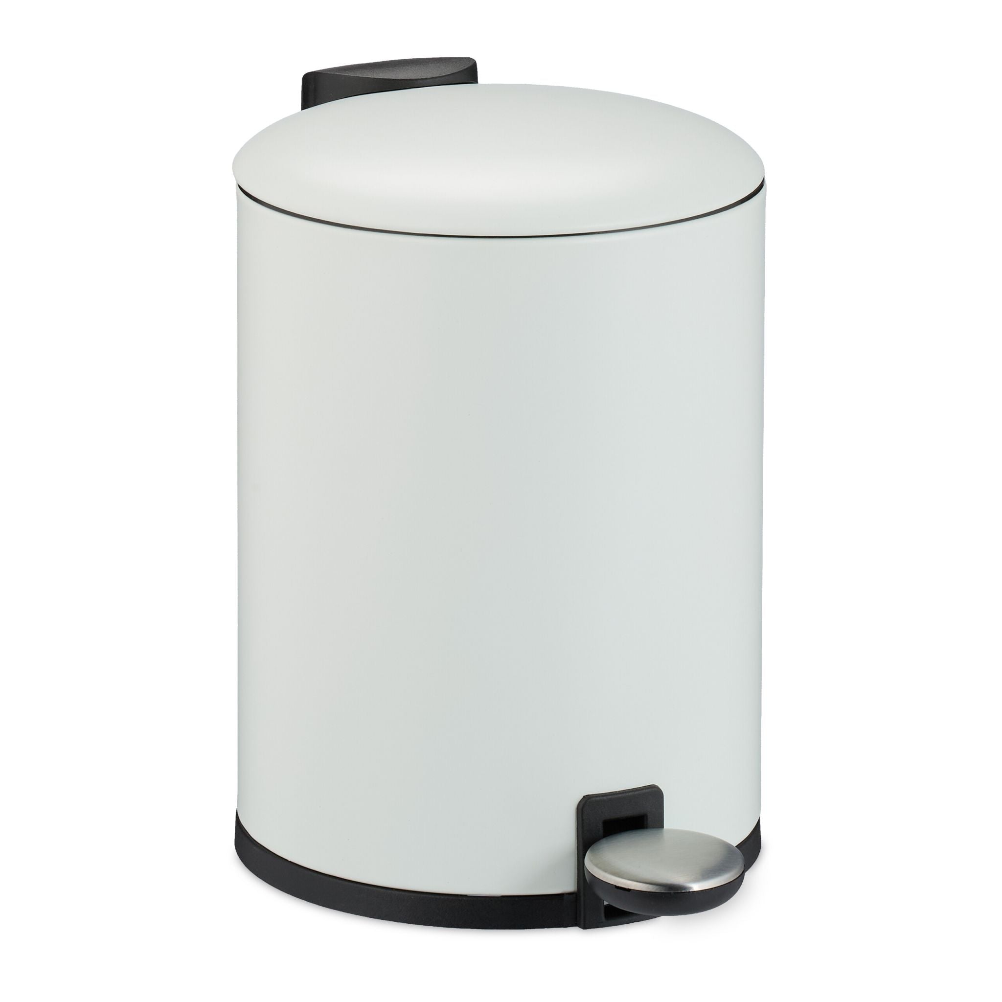 Bad Mülleimer 3L Softclose Weiss von Relaxdays
