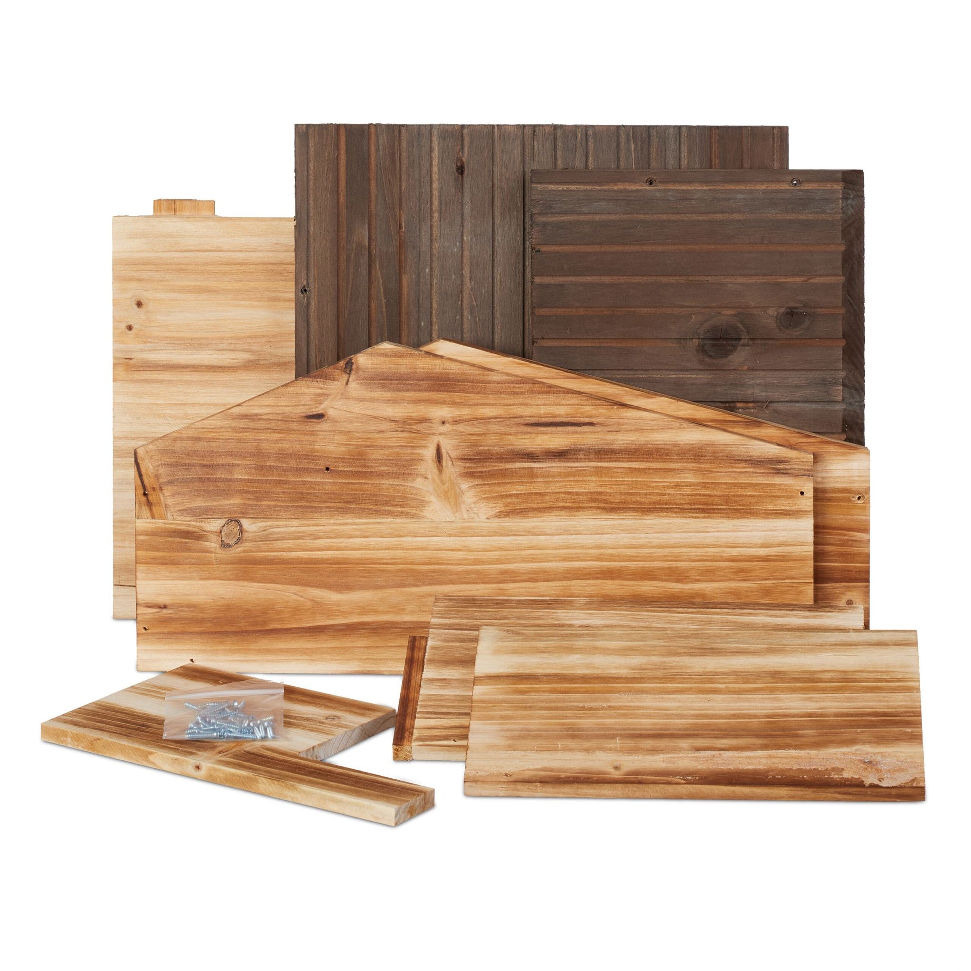 Igelhaus mit Boden Braun-Dunkelbraun von Relaxdays