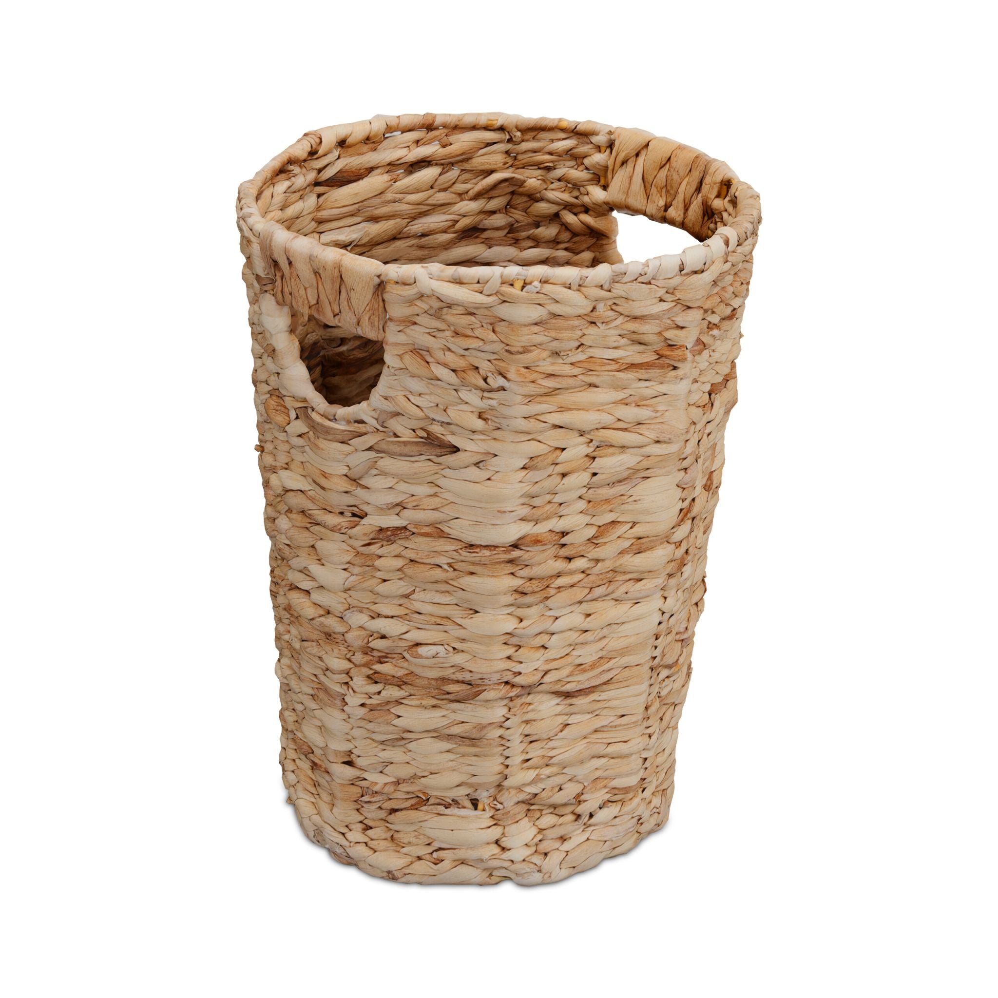 Papierkorb Wasserhyazinthe Hellbraun von Relaxdays