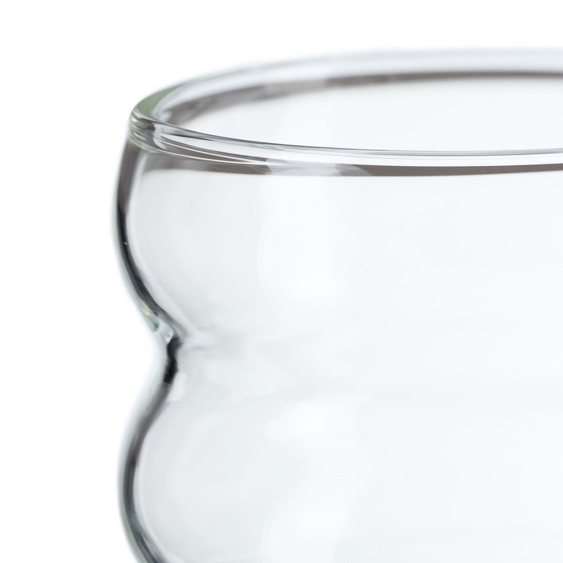 Trinkgläser gewellt 4er-Set Transparent von Relaxdays