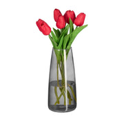 Vase Glas Grau von Relaxdays