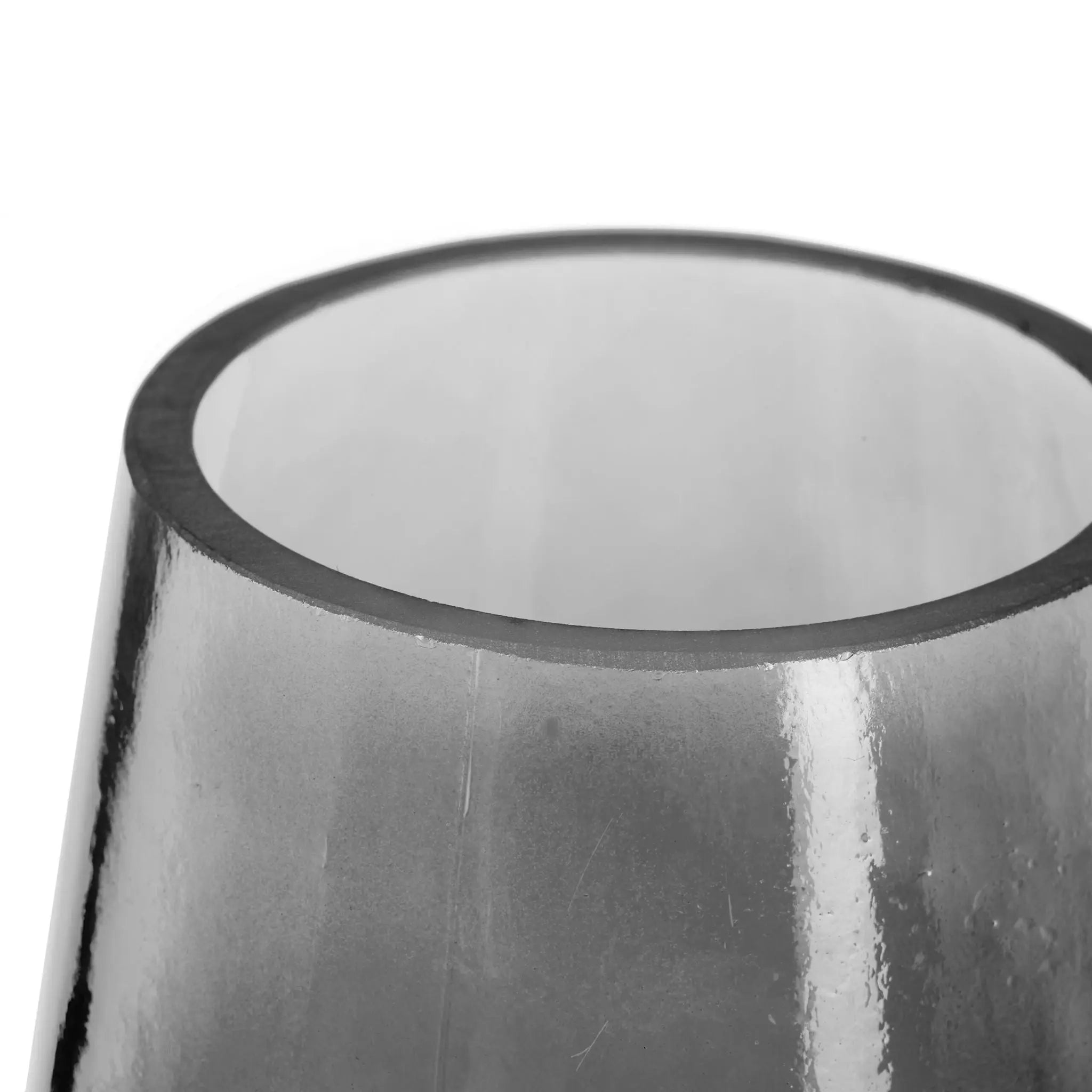 Vase Glas Grau von Relaxdays