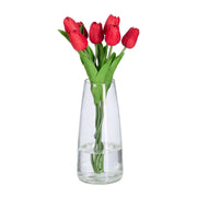 Vase Glas Transparent von Relaxdays