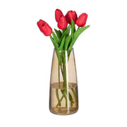 Vase Glas Braun von Relaxdays