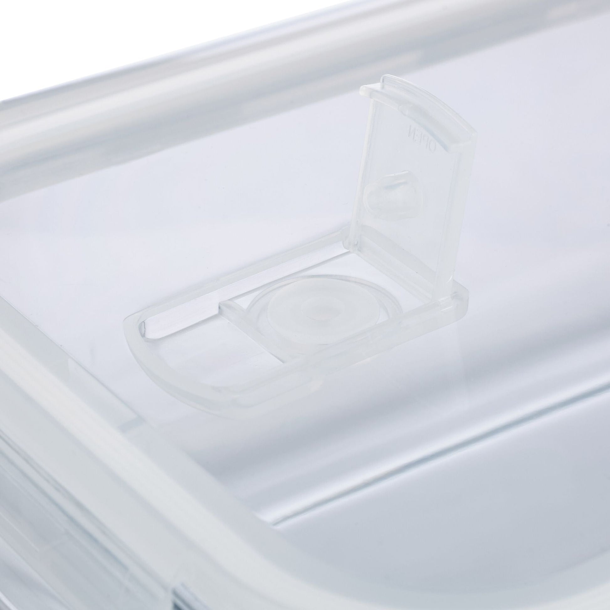 Glasbehälter mit Deckel Set Weiss-Transparent von Relaxdays