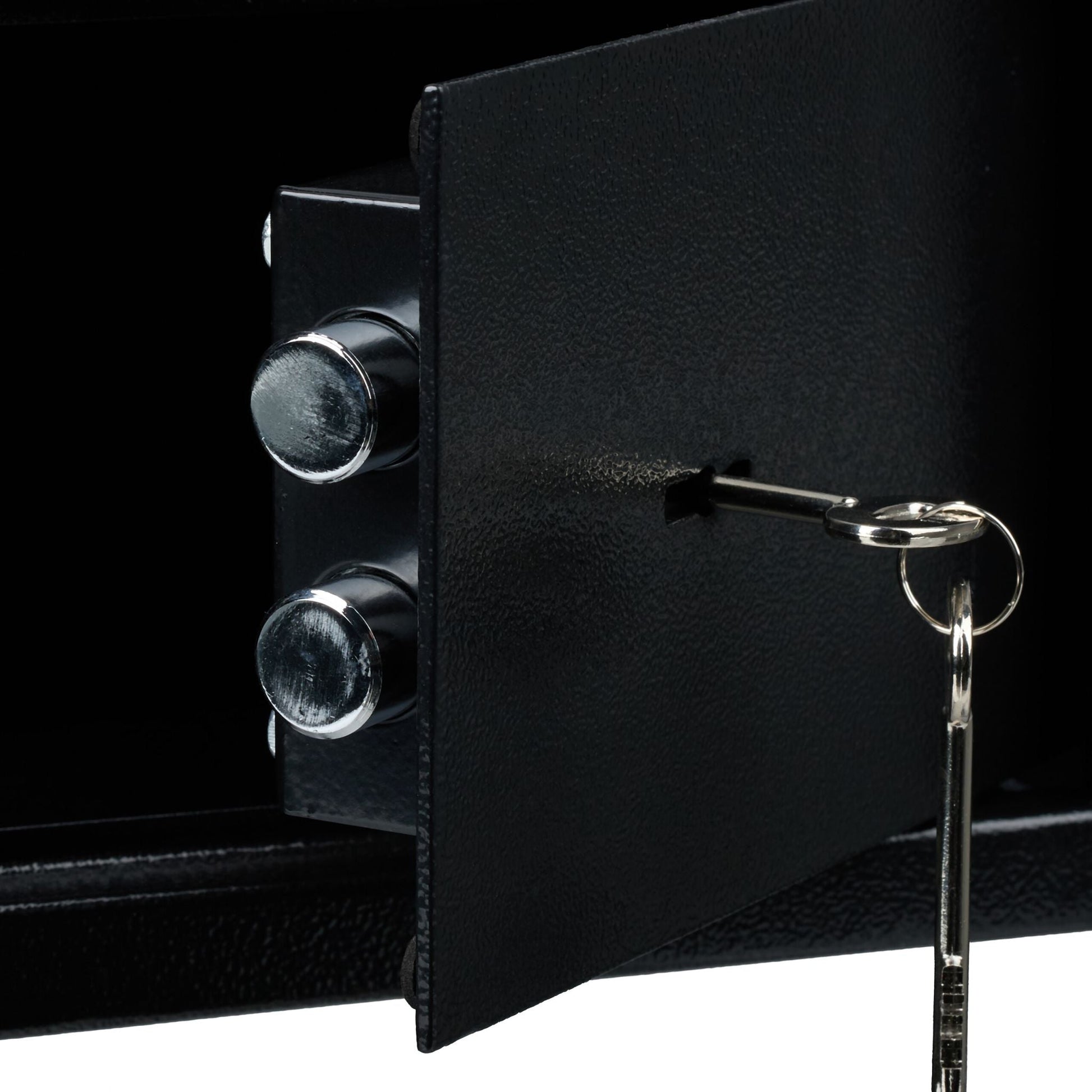 Wandtresor mit Schlüssel Schwarz von Relaxdays