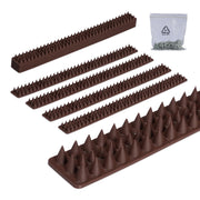 Vogelabwehr Spikes Kunststoff Braun von Relaxdays