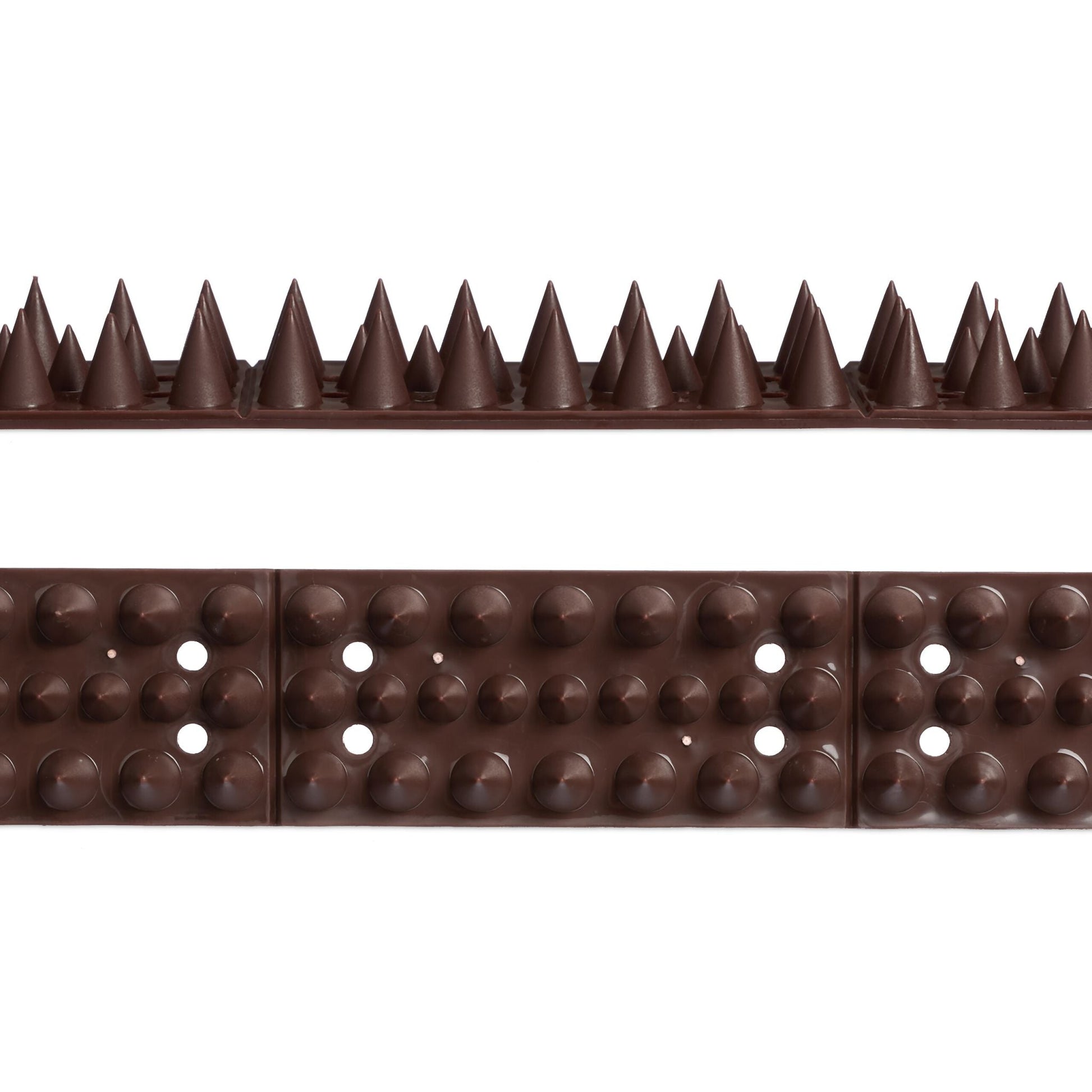 Vogelabwehr Spikes Kunststoff Braun von Relaxdays