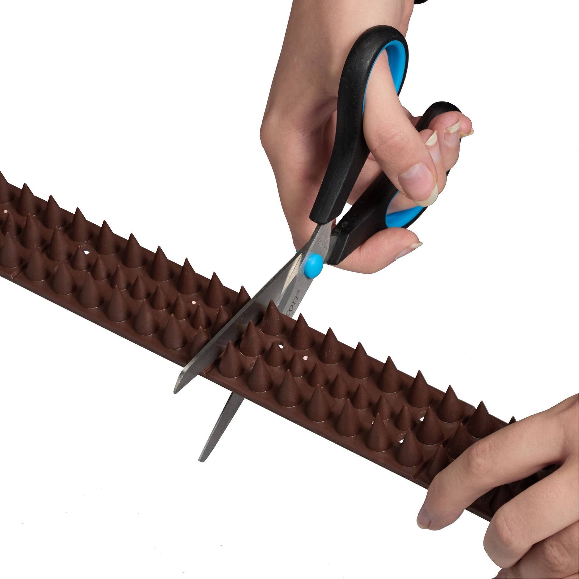 Vogelabwehr Spikes Kunststoff Braun von Relaxdays
