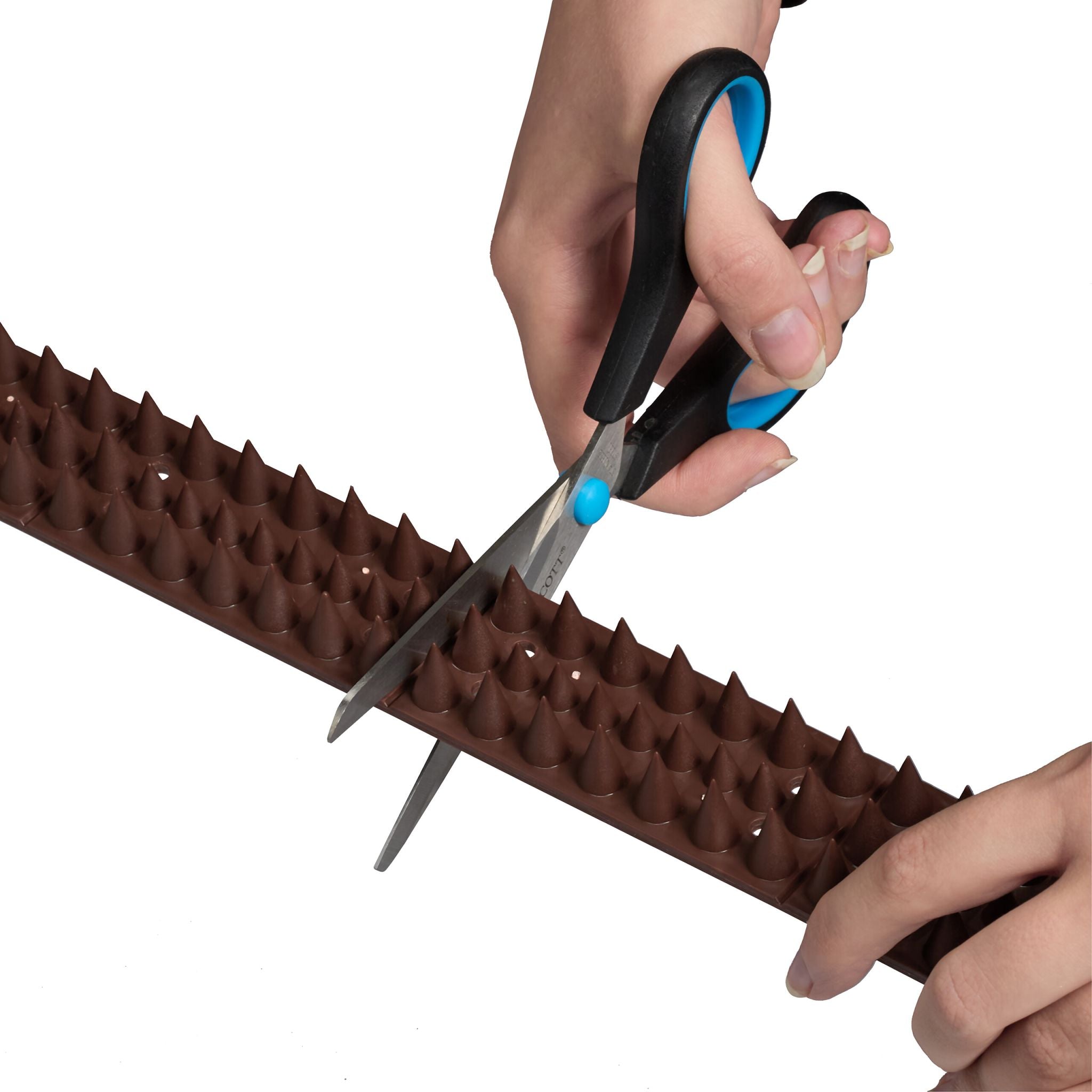 Vogelabwehr Spikes Kunststoff Braun von Relaxdays