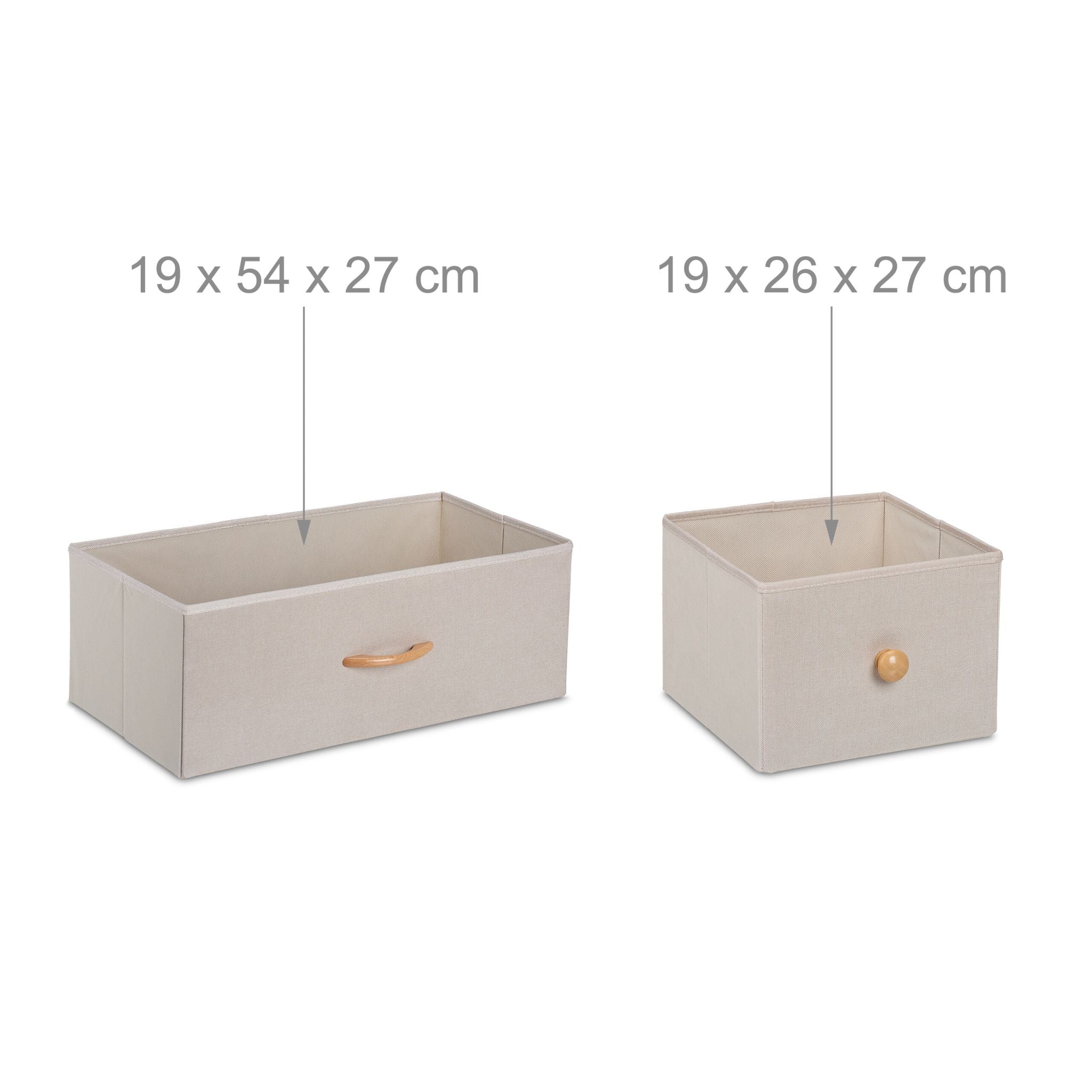 Kommode 4 Schubladen Bambus Beige-Hellbraun von Relaxdays