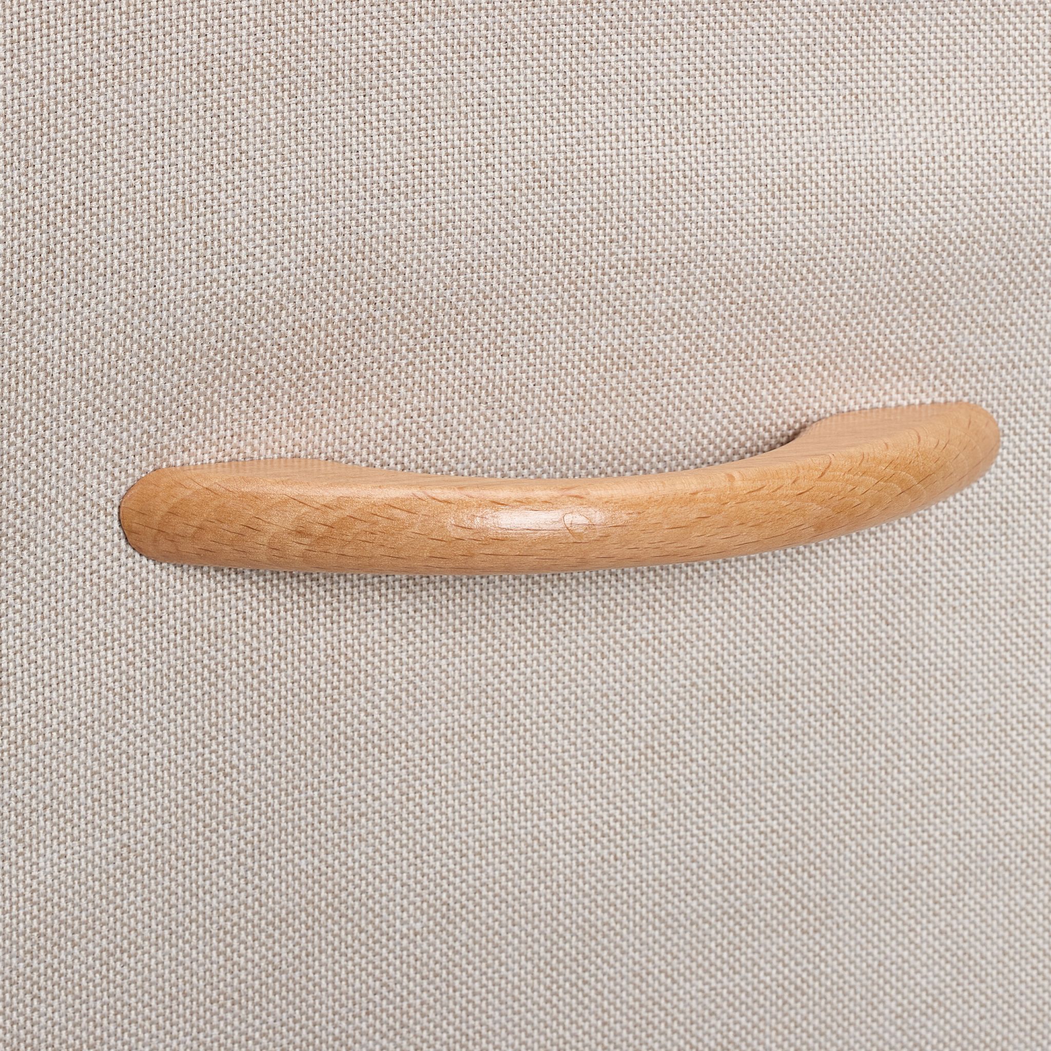 Kommode 4 Schubladen Bambus Beige-Hellbraun von Relaxdays