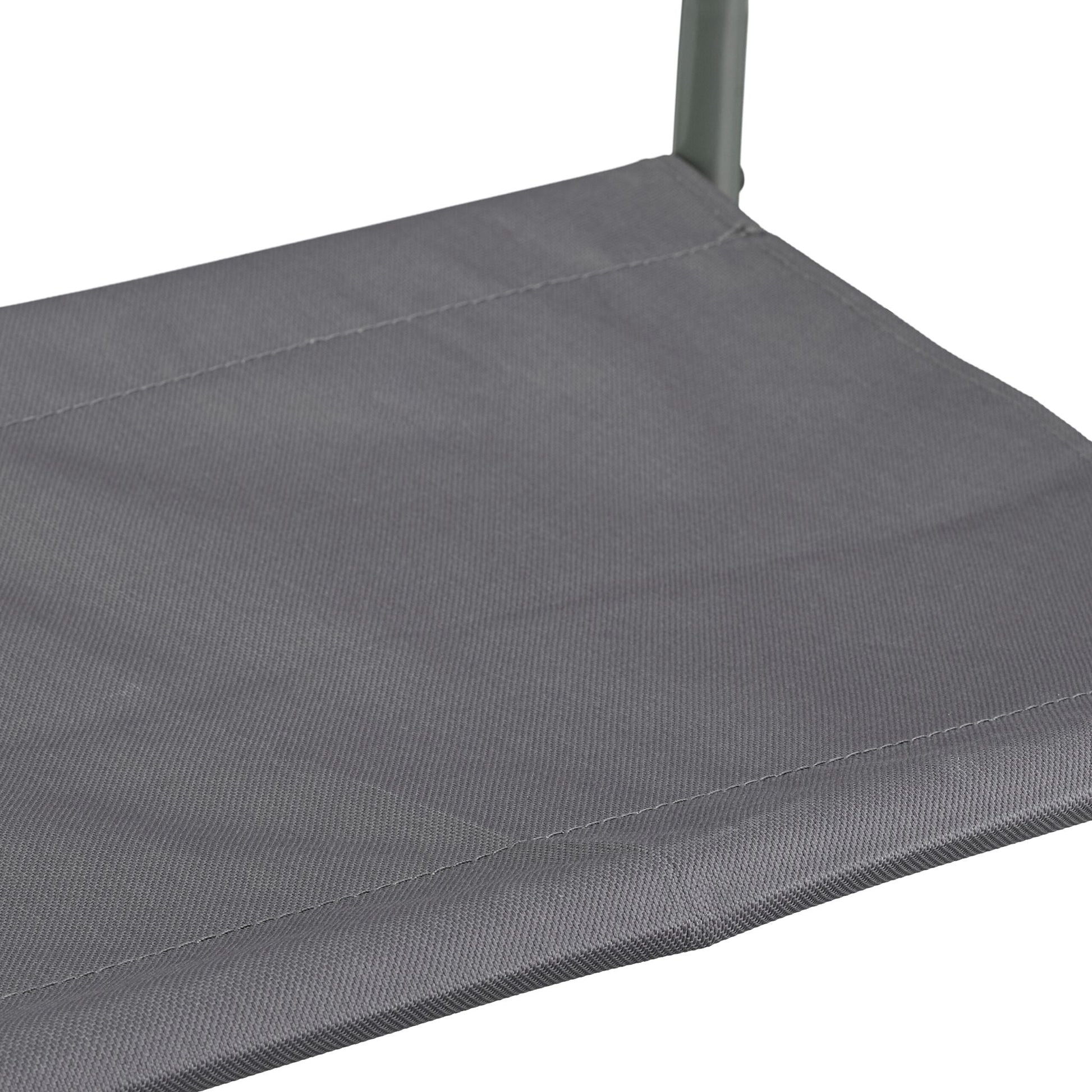 Klappbarer Kofferständer Metall Grau von Relaxdays